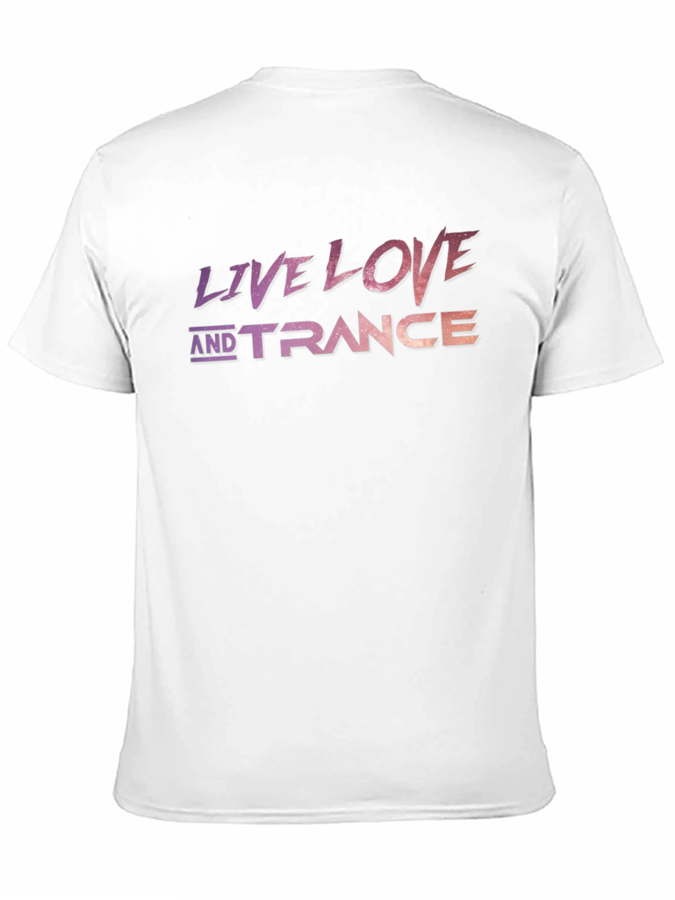 Live Love Trance Black Graphic Tee