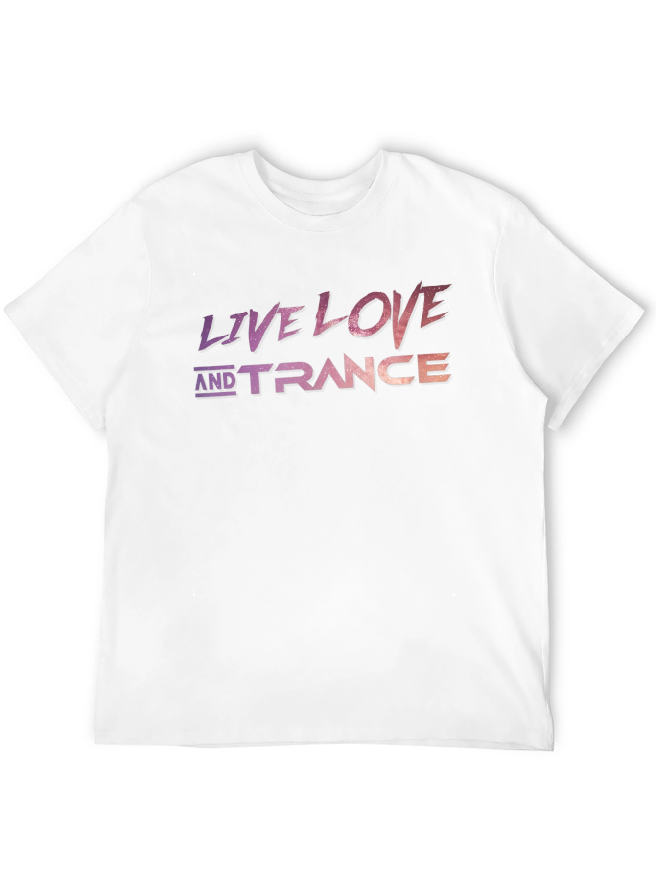Live Love Trance Black Graphic Tee