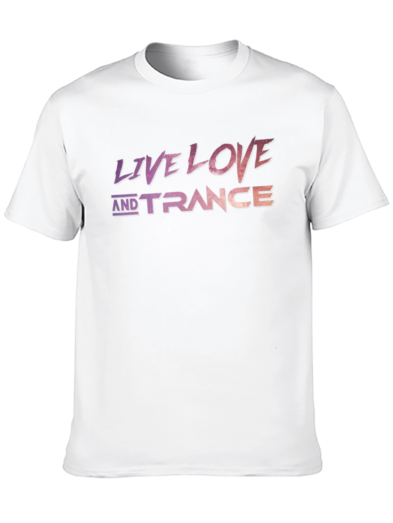 Live Love Trance Black Graphic Tee