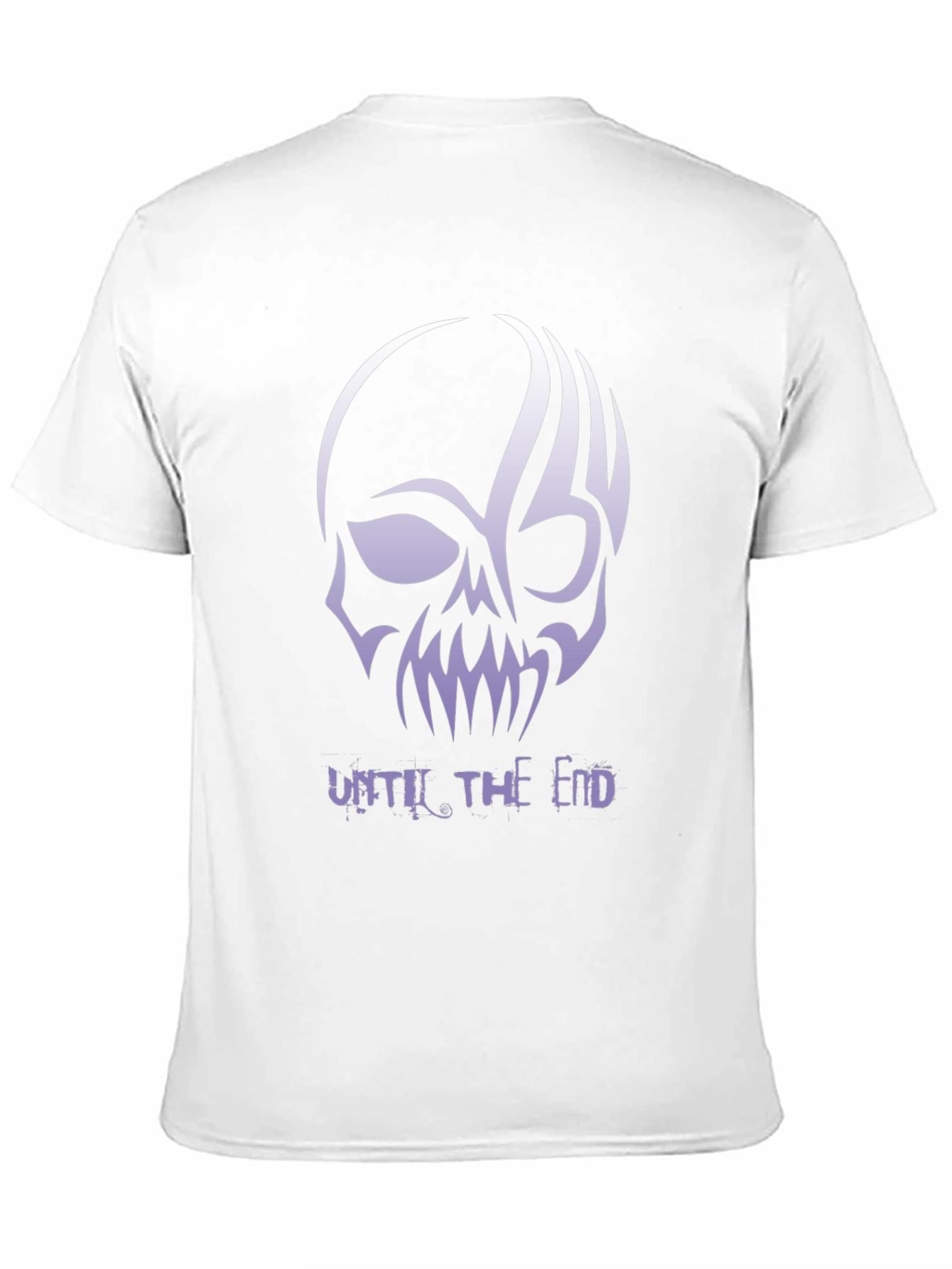 Skull Graphic Tee - Until The End Black T-Shirt