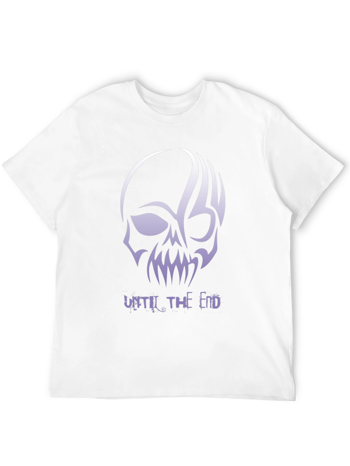 Skull Graphic Tee - Until The End Black T-Shirt