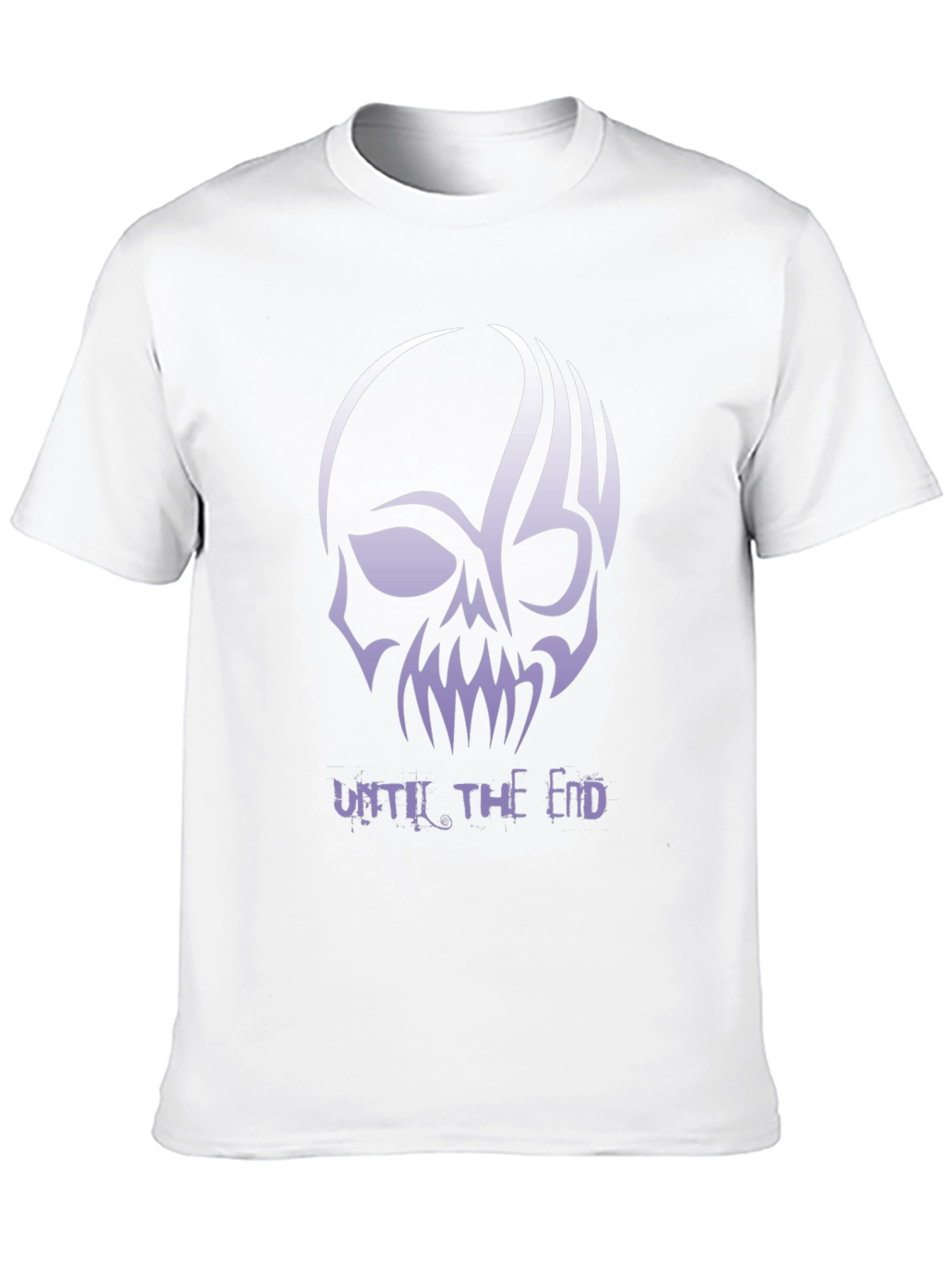 Skull Graphic Tee - Until The End Black T-Shirt