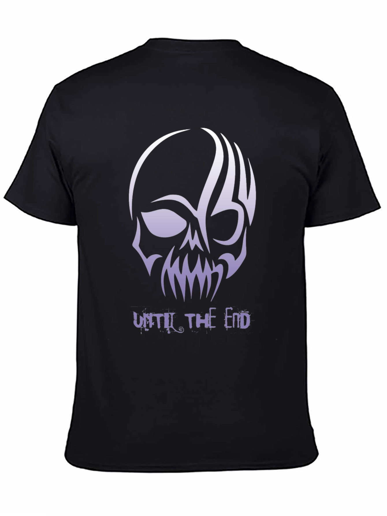 Skull Graphic Tee - Until The End Black T-Shirt