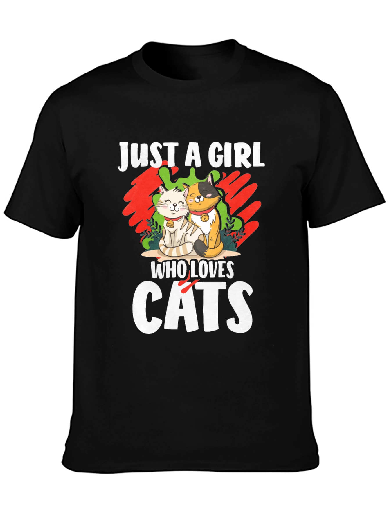 Just A Girl Who Loves Cats T-Shirt