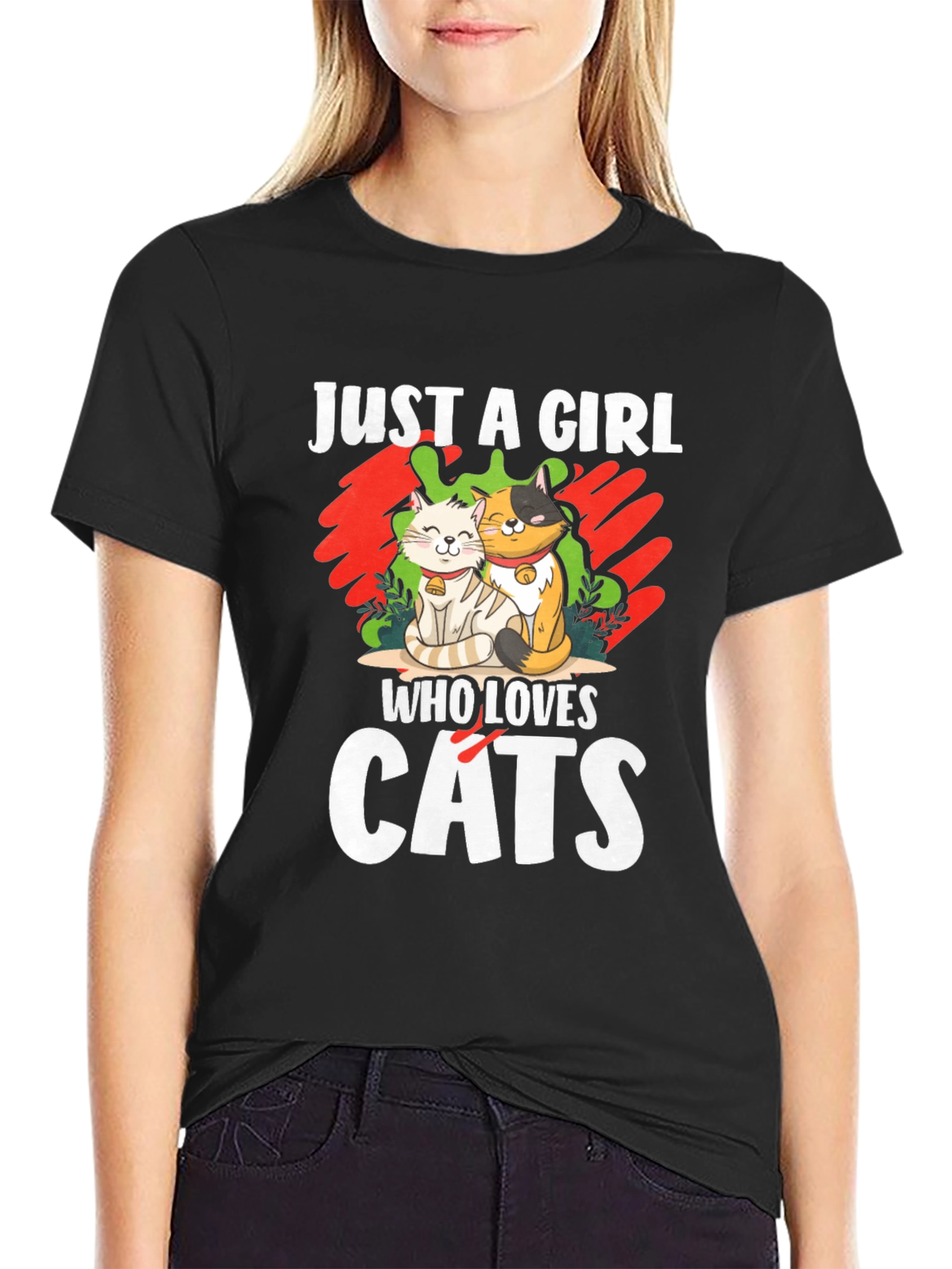 Just A Girl Who Loves Cats T-Shirt