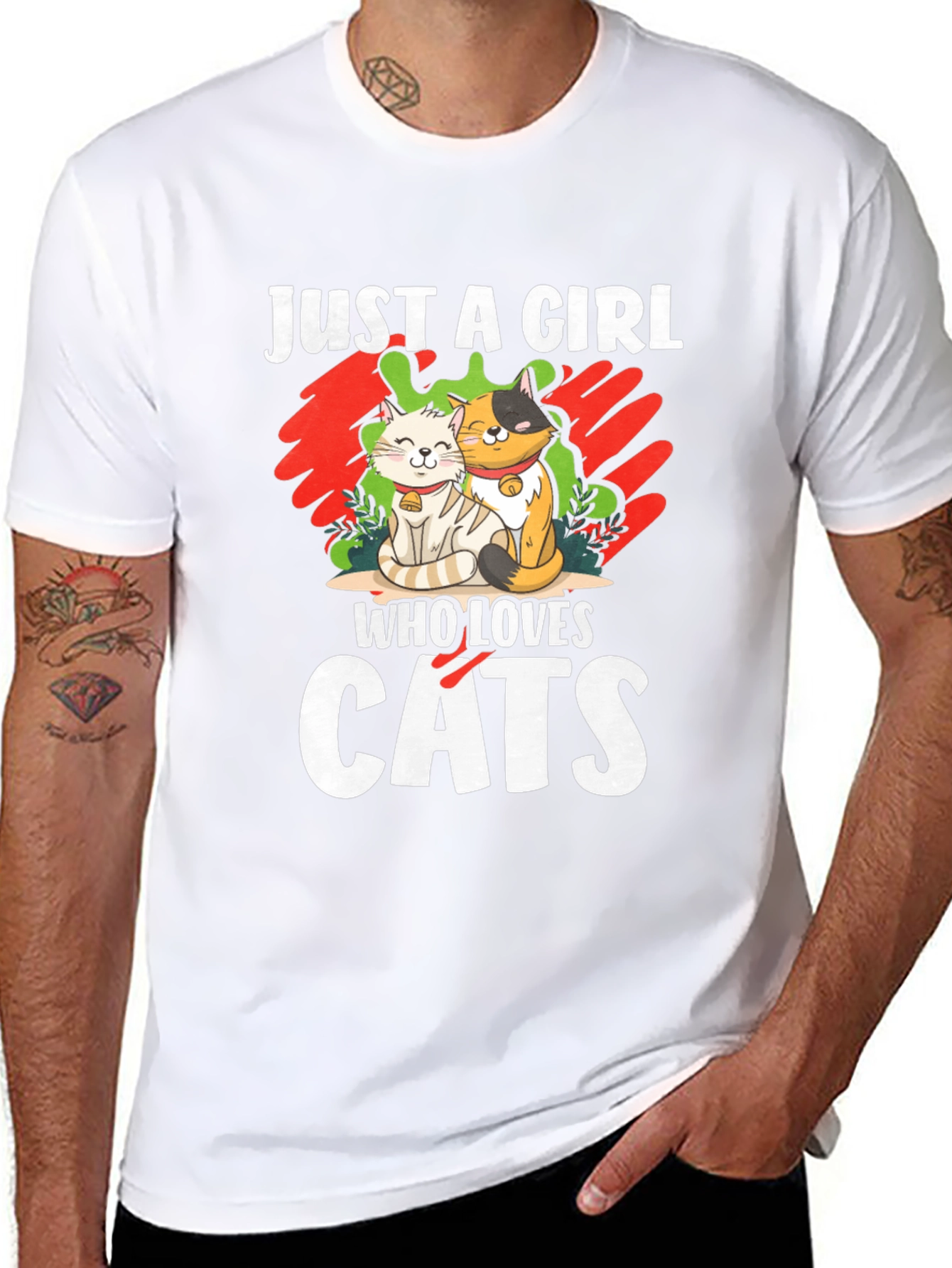 Just A Girl Who Loves Cats T-Shirt