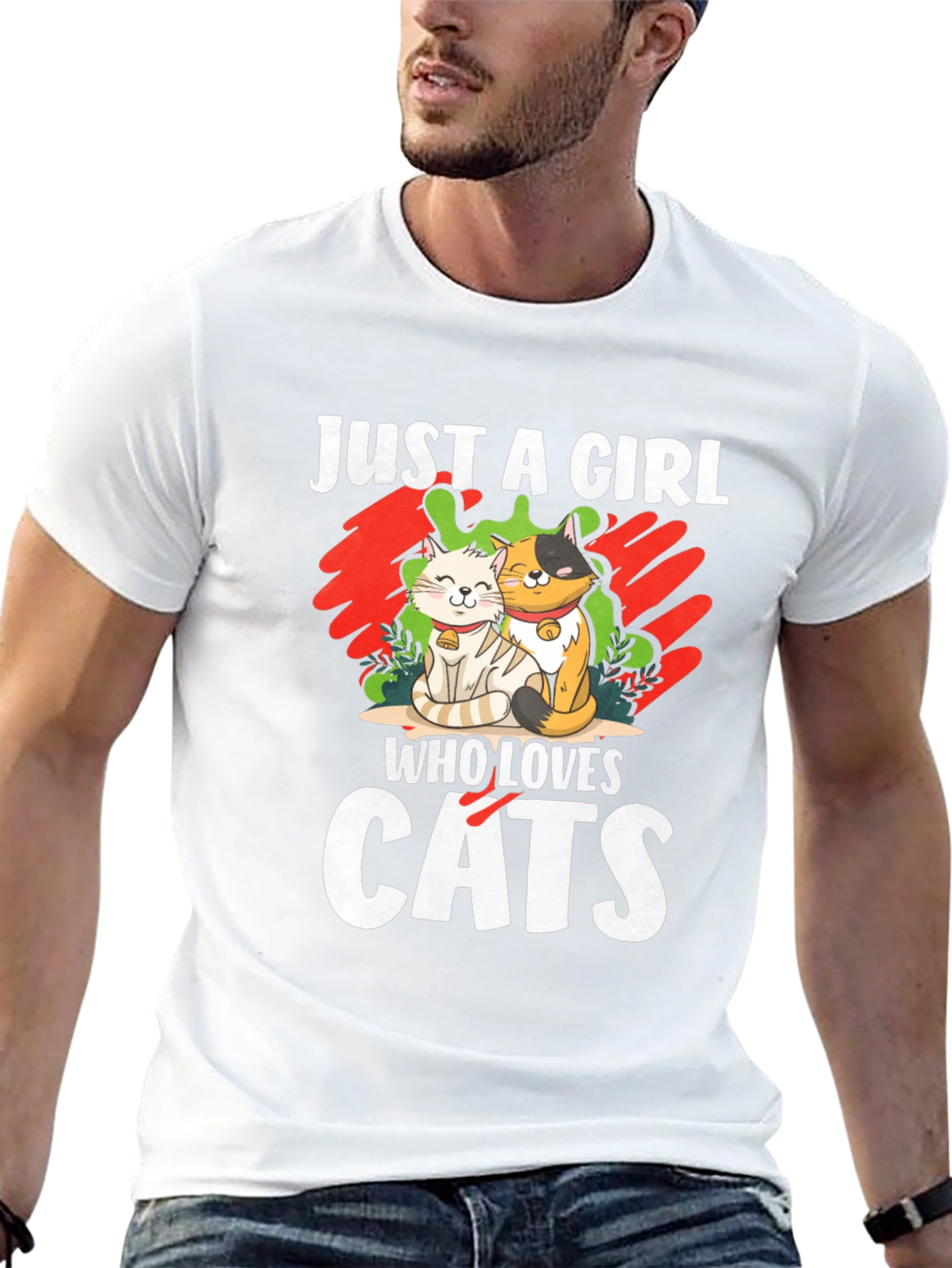 Just A Girl Who Loves Cats T-Shirt