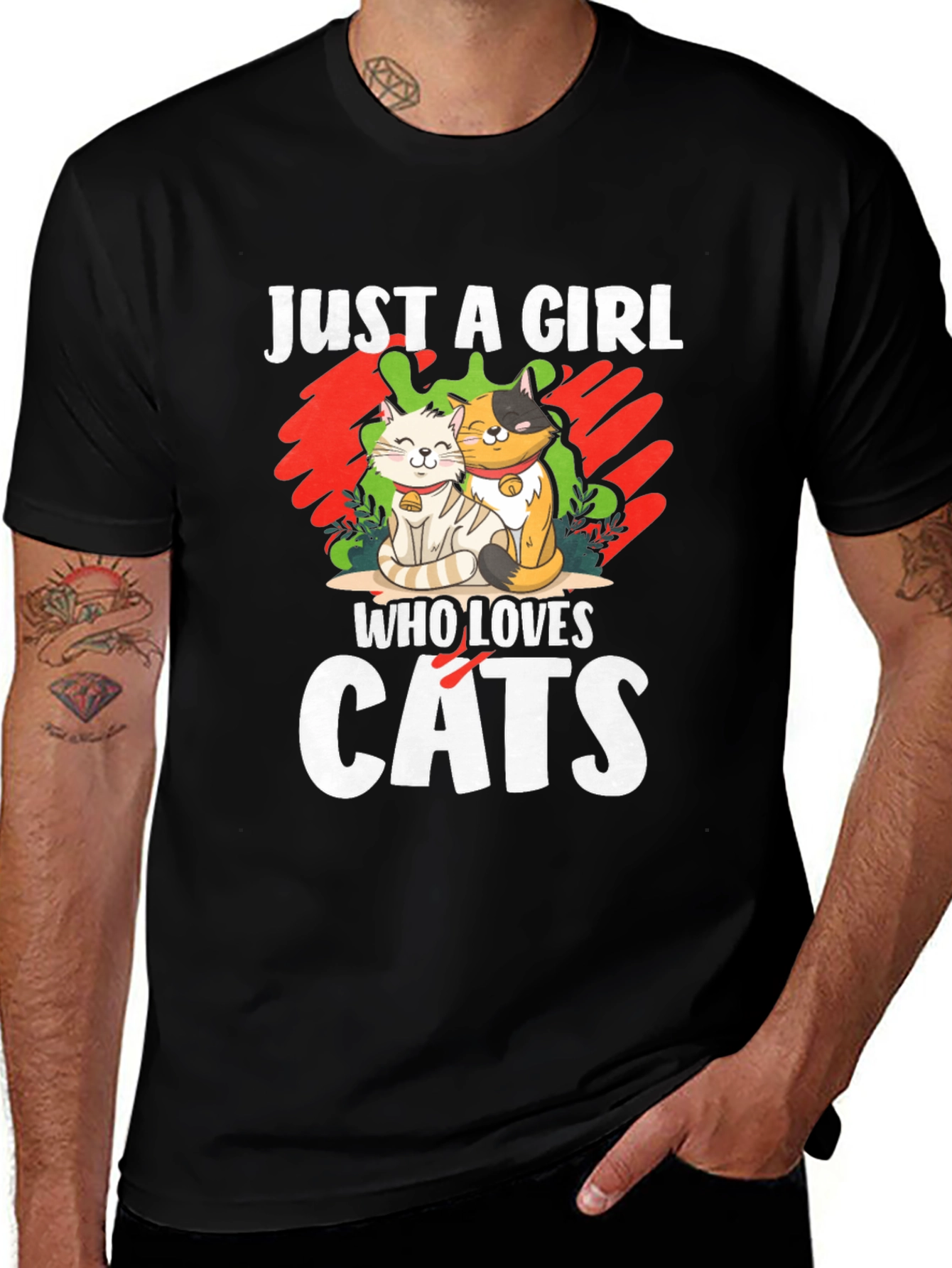 Just A Girl Who Loves Cats T-Shirt