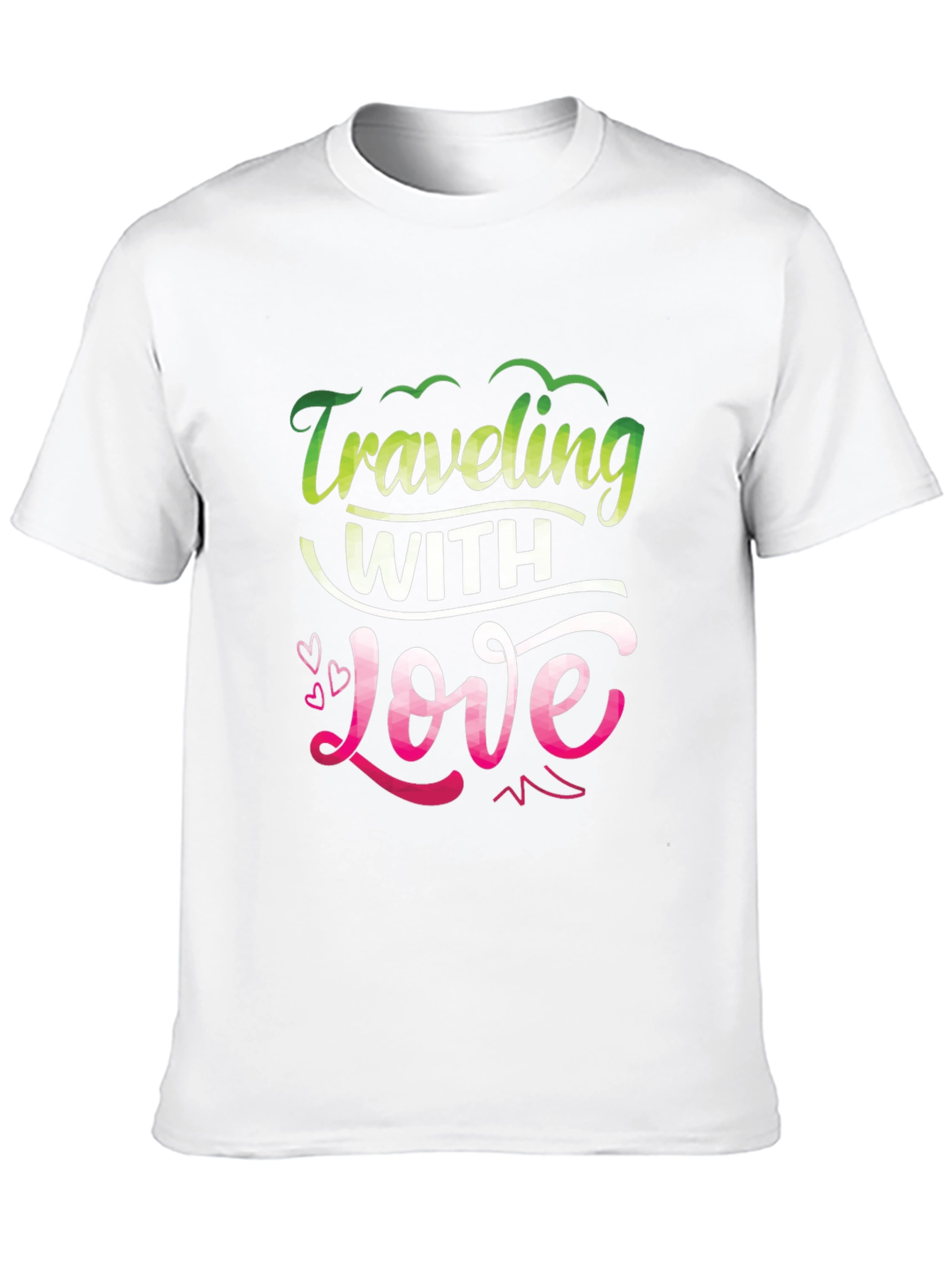 Traveling With Love Black Graphic Tee