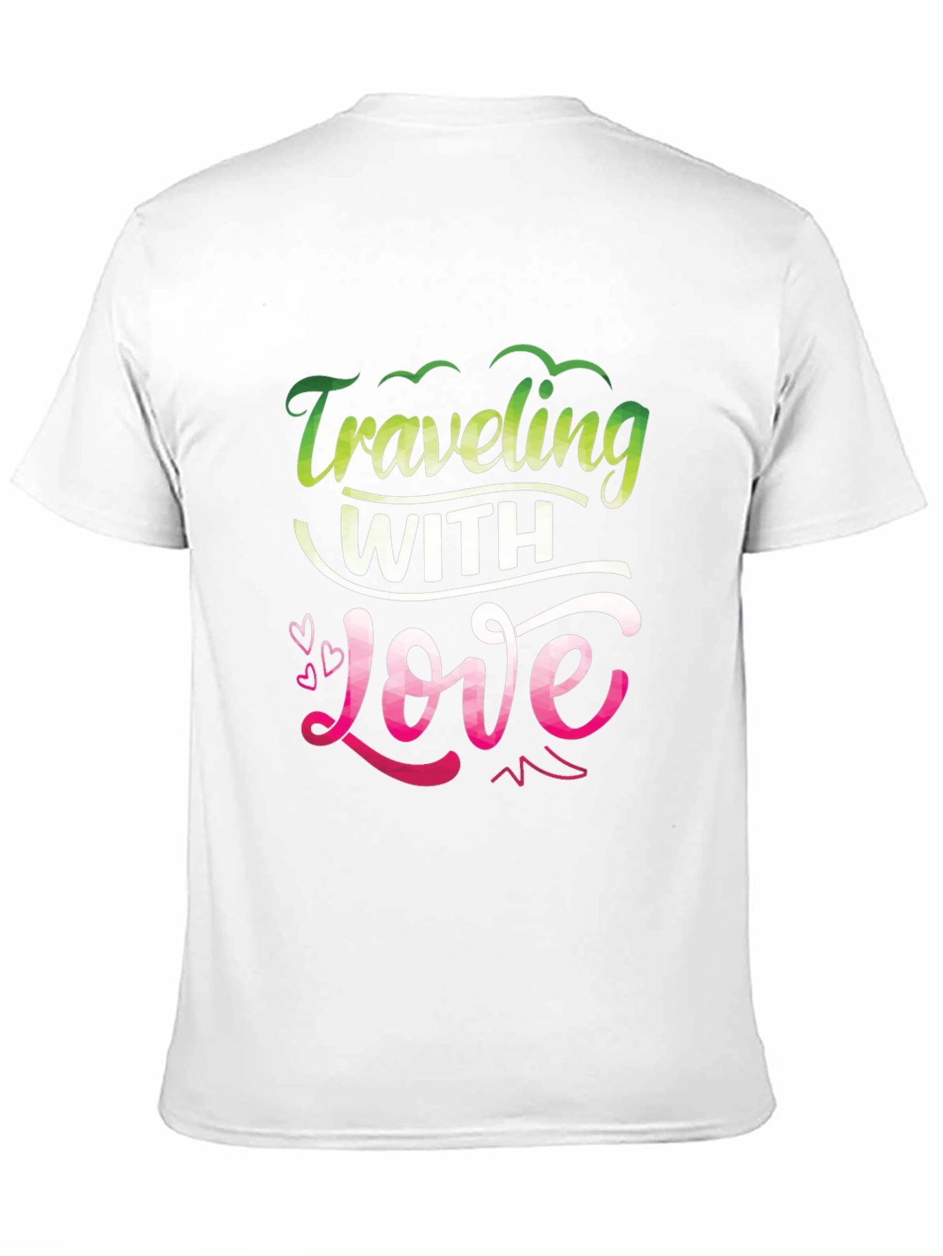 Traveling With Love Black Graphic Tee
