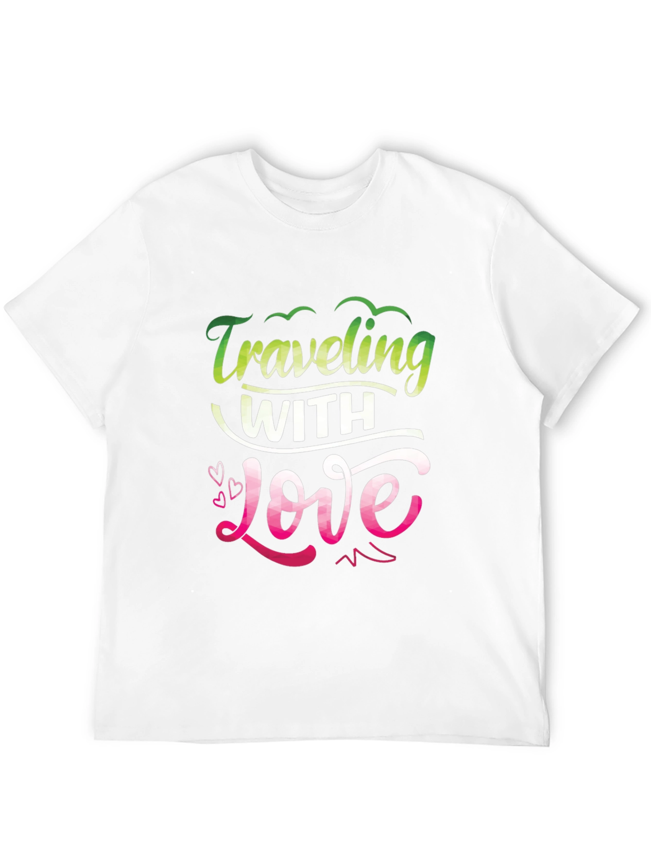 Traveling With Love Black Graphic Tee