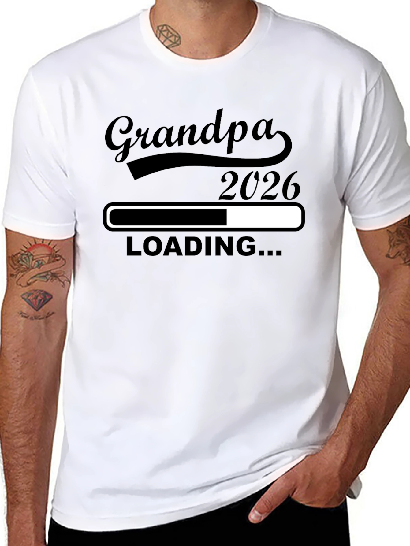 Grandpa 2026 Loading T-Shirt