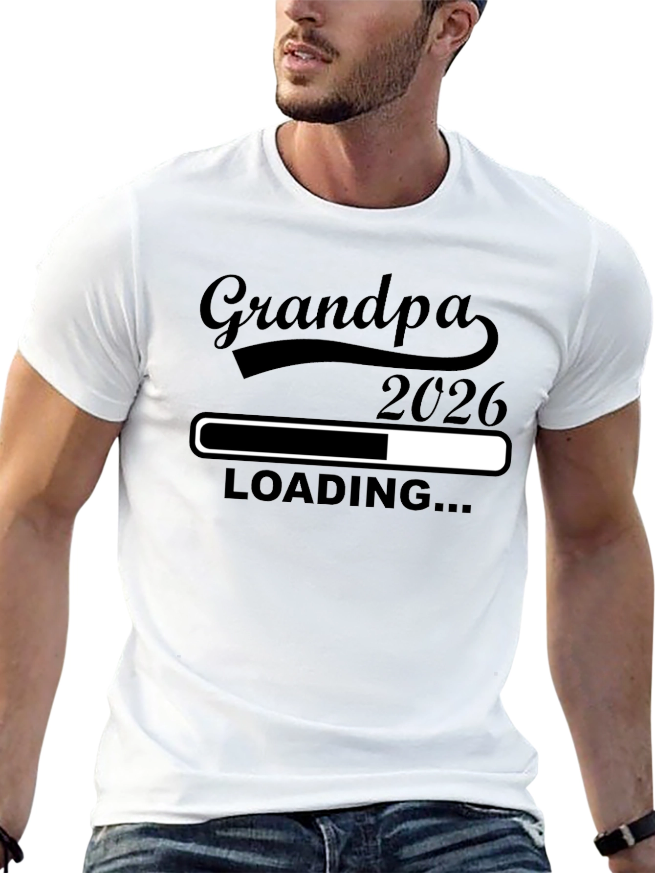 Grandpa 2026 Loading T-Shirt