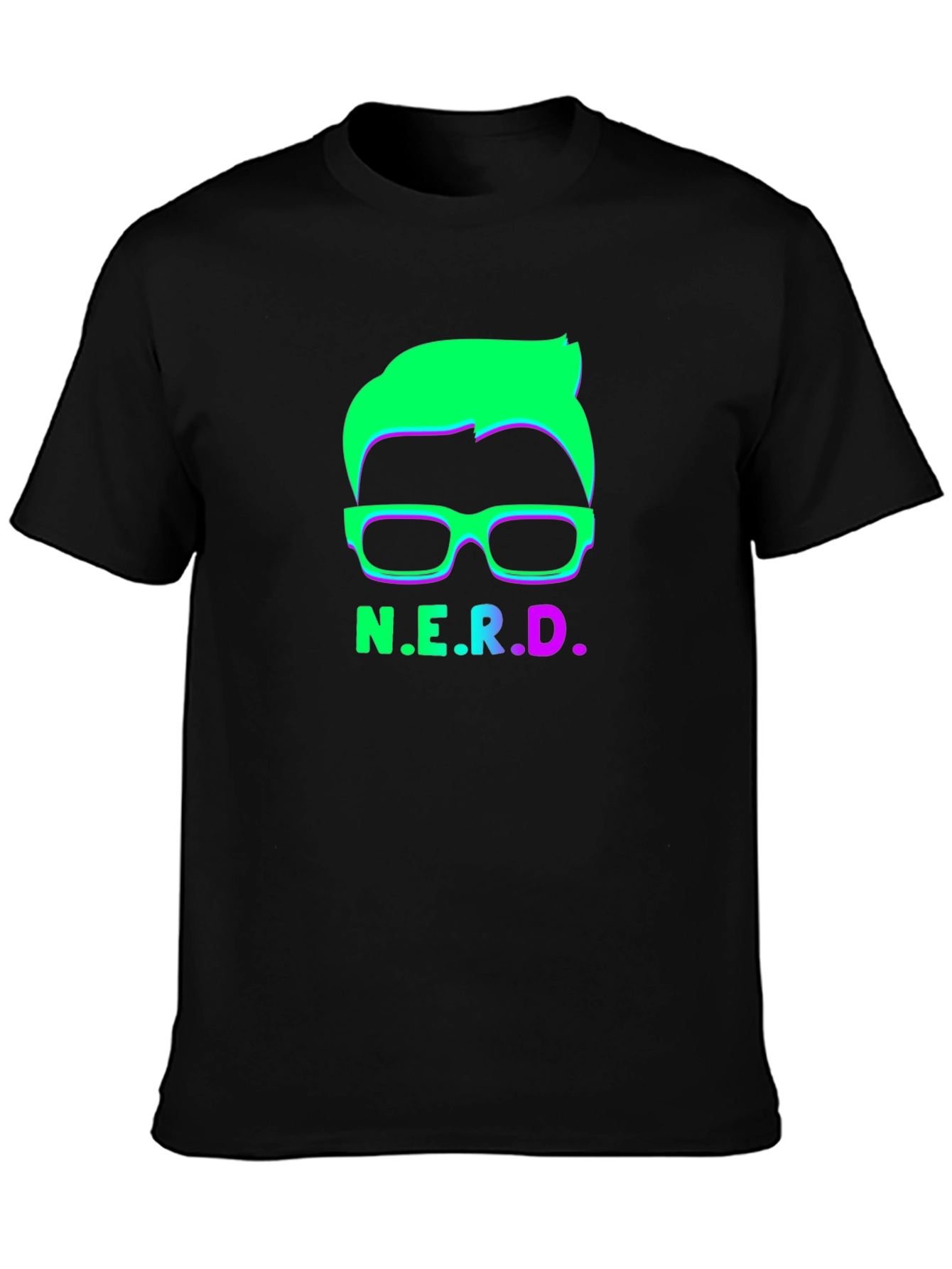 N.E.R.D. Graphic Tee - Bold Neon Design