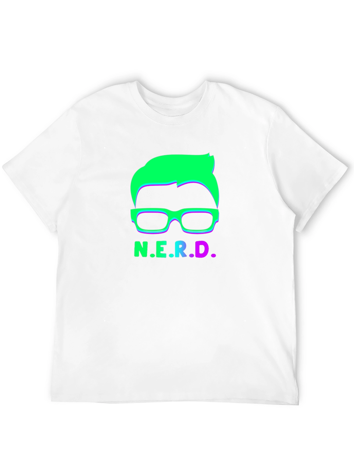 N.E.R.D. Graphic Tee - Bold Neon Design