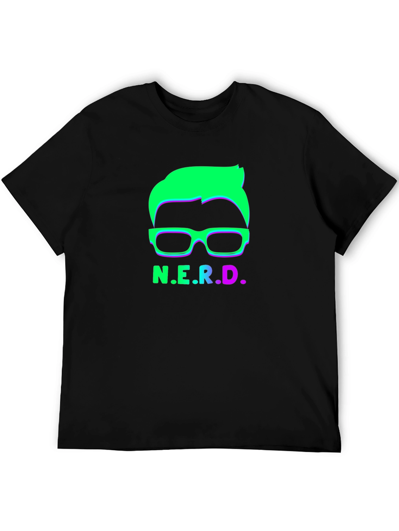 N.E.R.D. Graphic Tee - Bold Neon Design