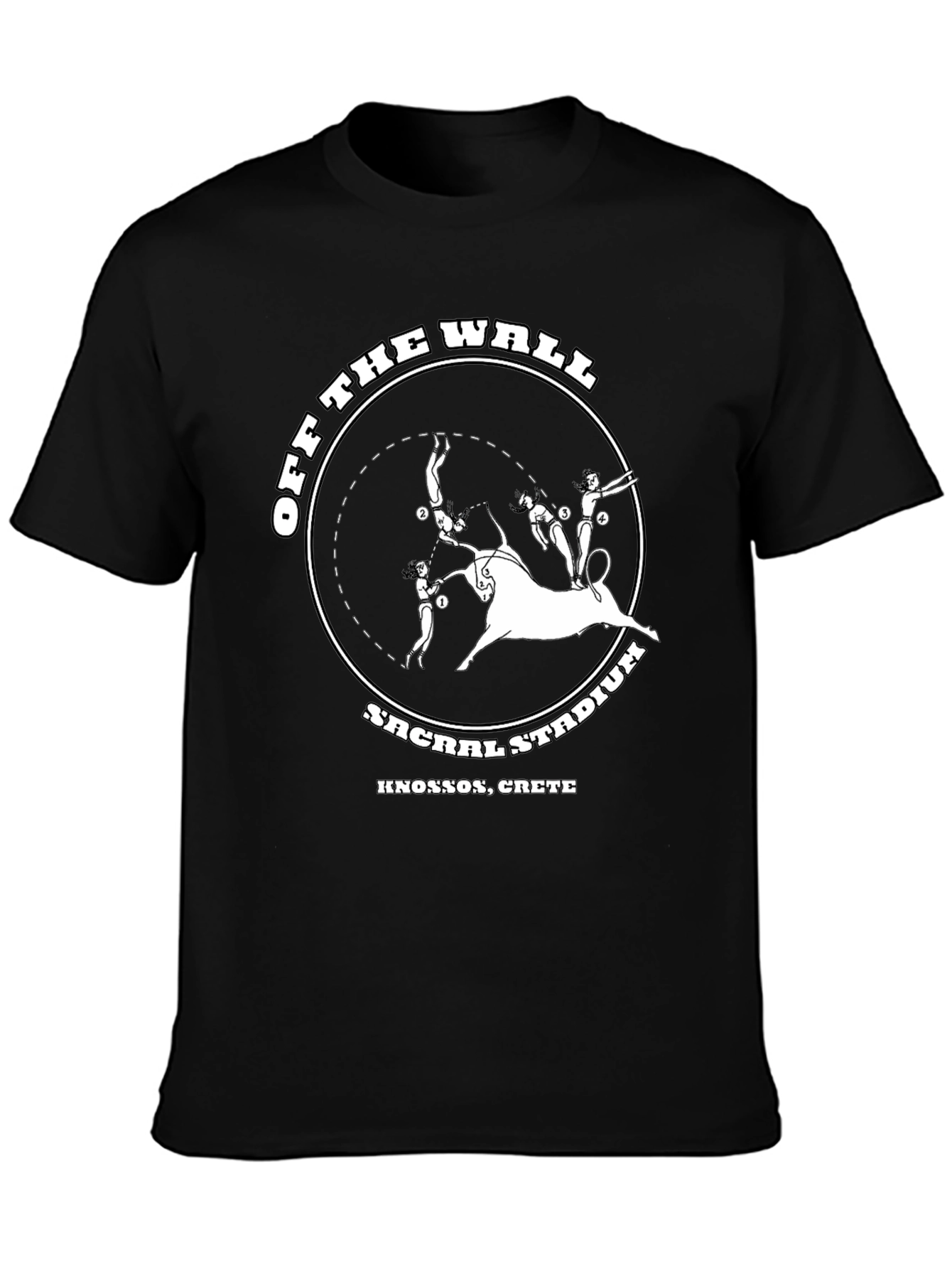 Off The Wall Sacral Stadium Bull Jump T-Shirt