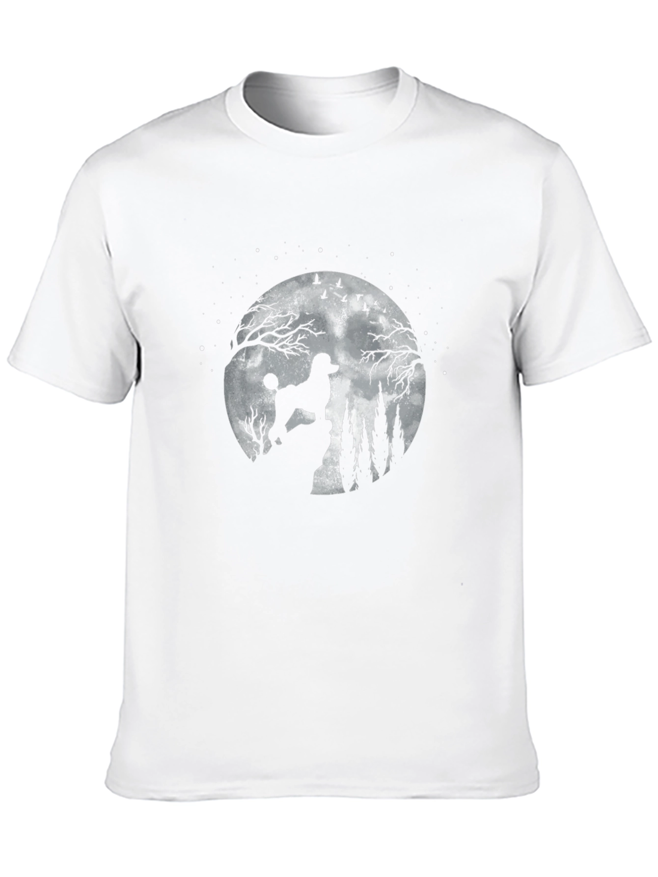 Poodle Moon Silhouette T-Shirt