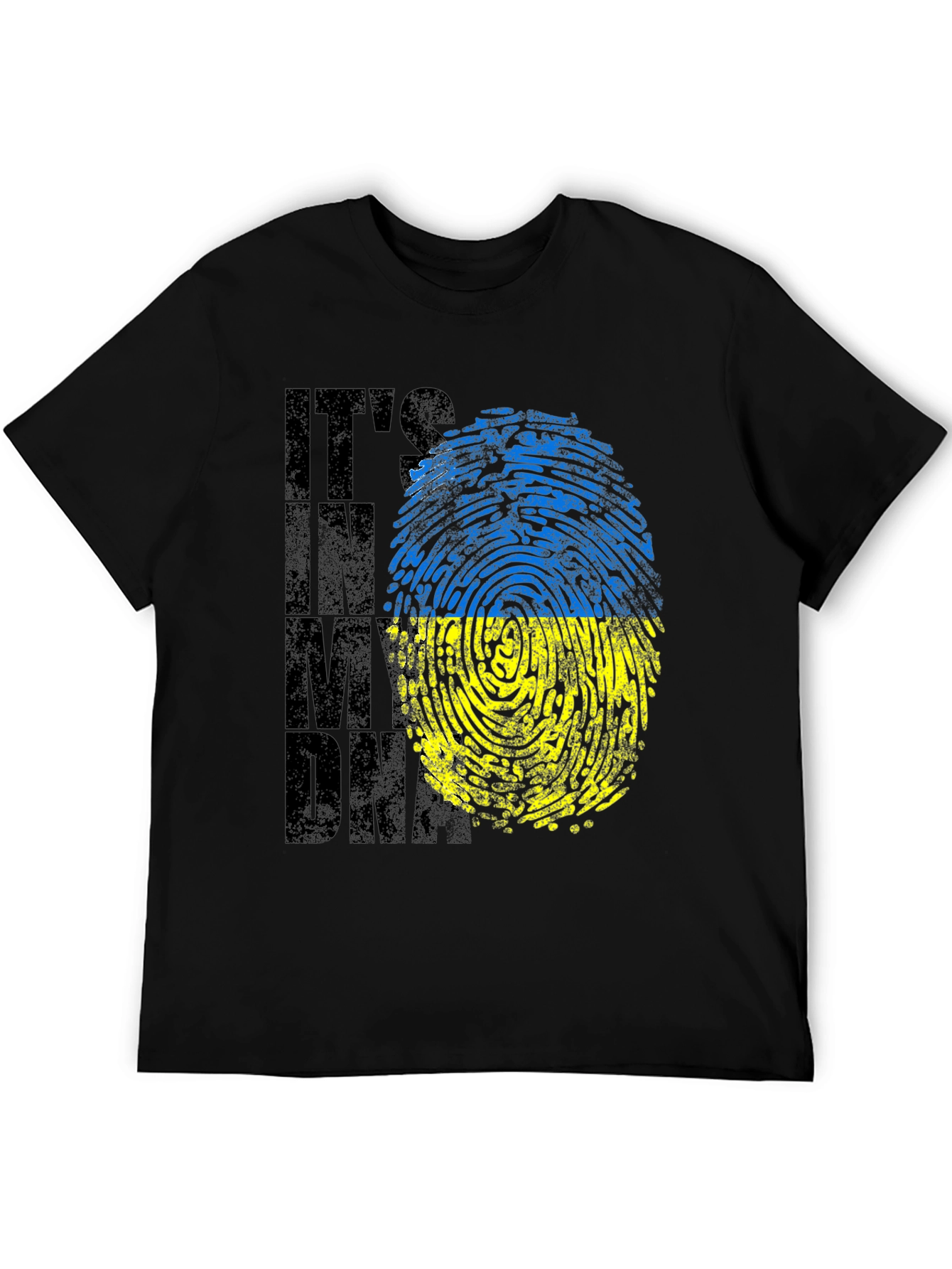 Ukraine DNA Fingerprint Graphic T-Shirt