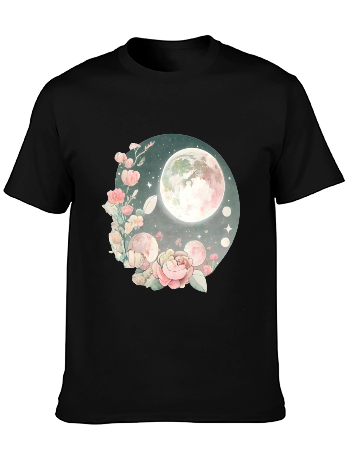 Floral Moon Graphic Tee
