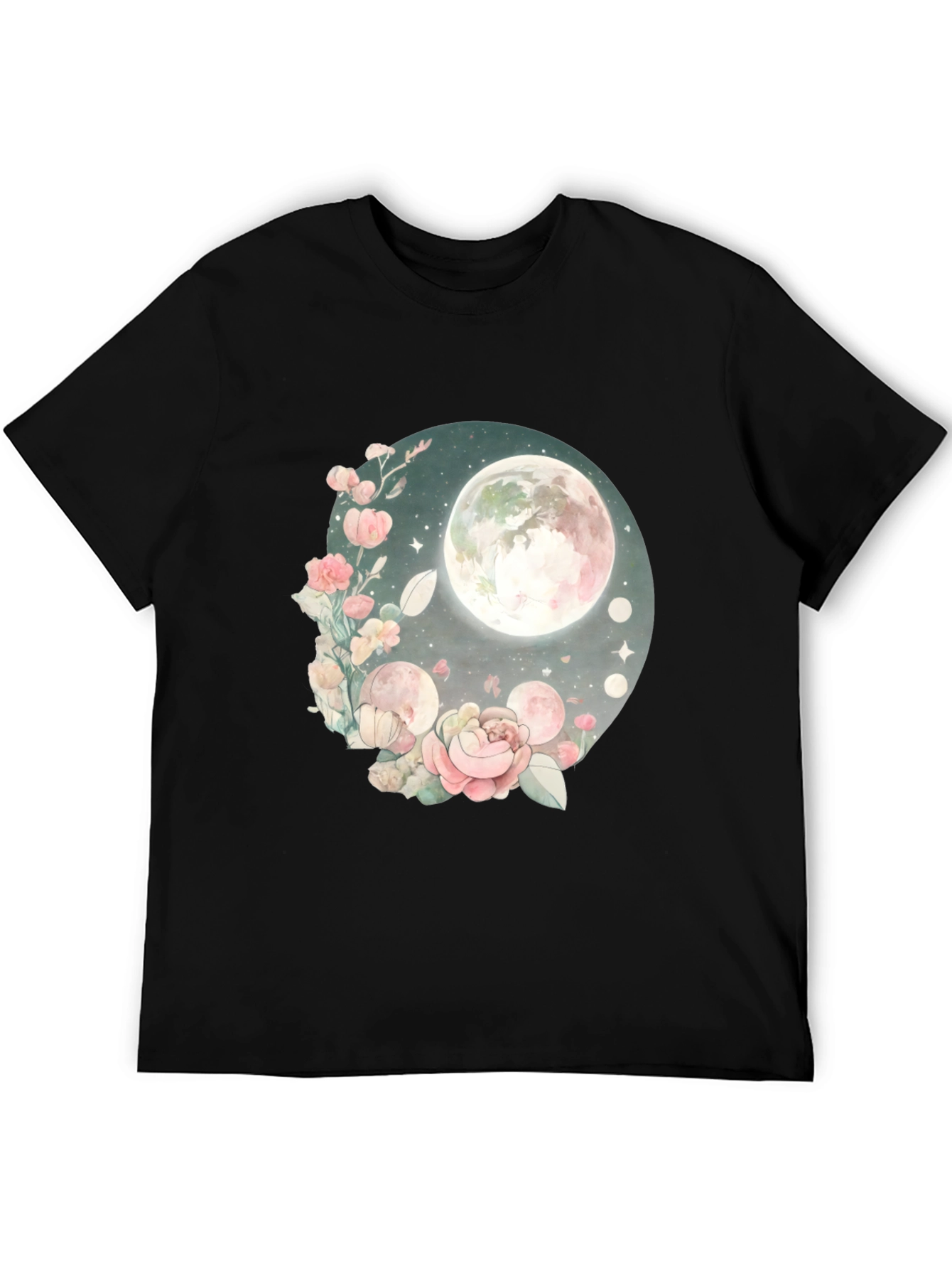 Floral Moon Graphic Tee