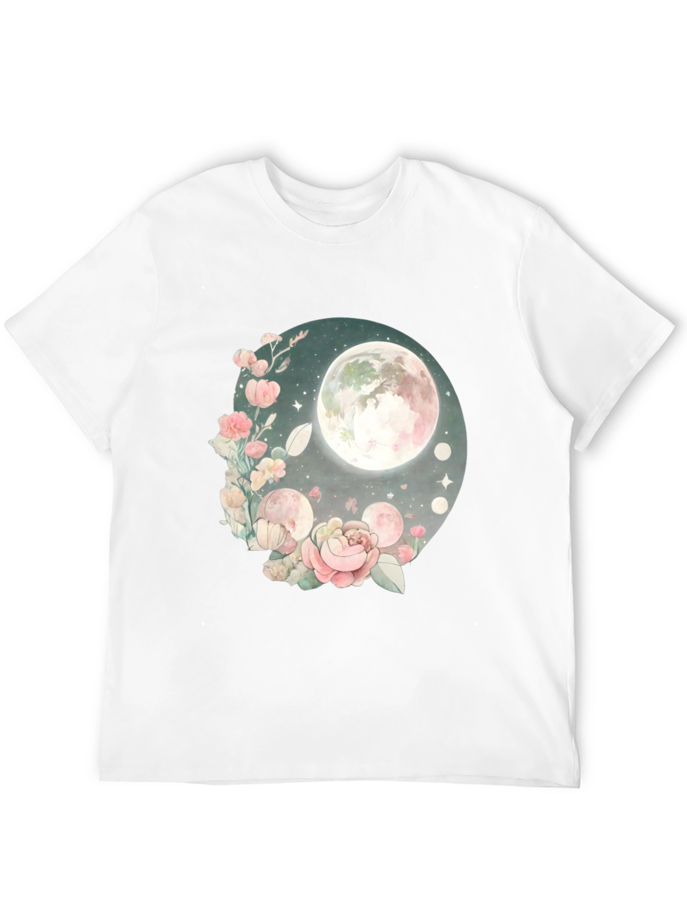 Floral Moon Graphic Tee