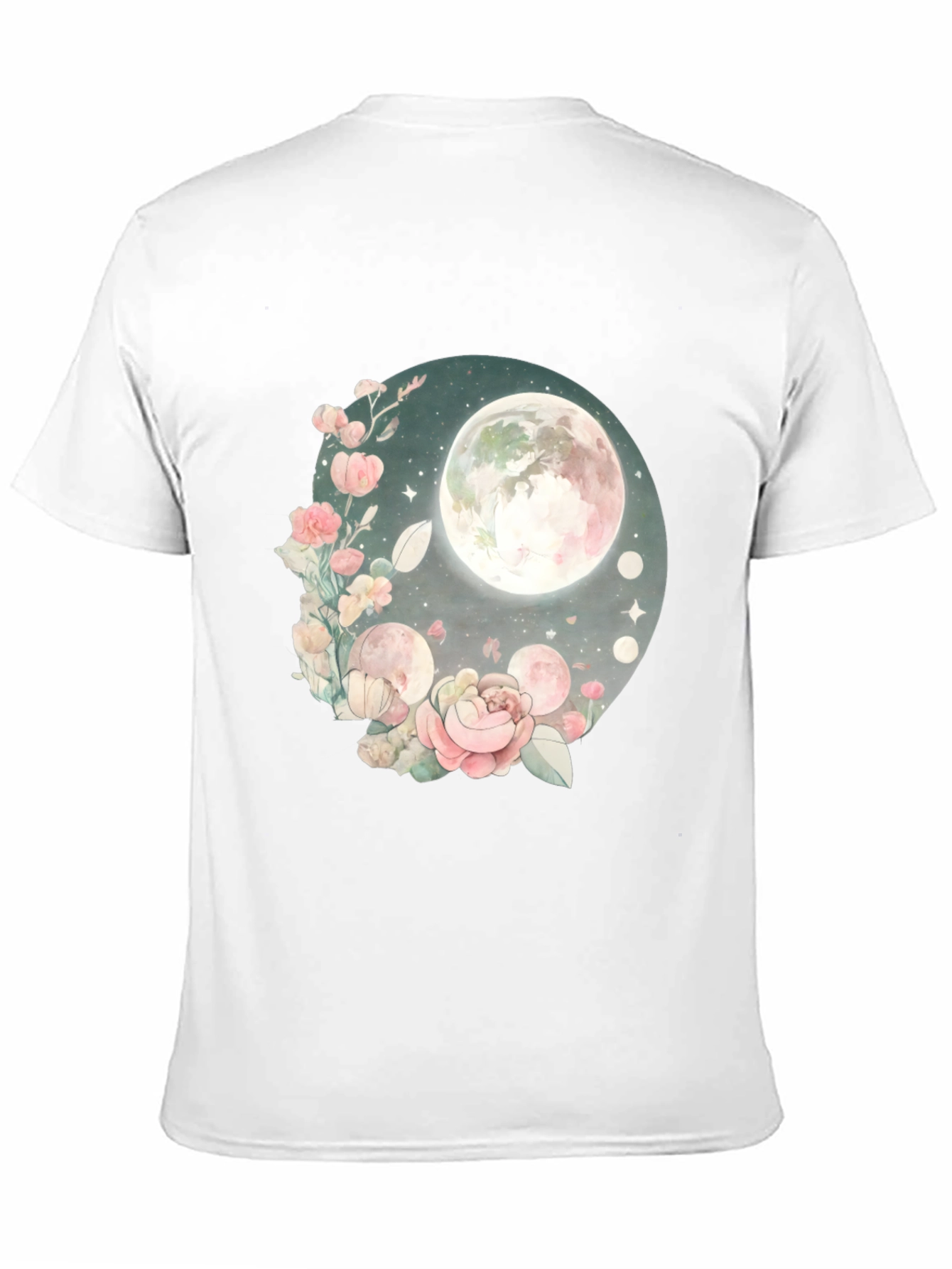 Floral Moon Graphic Tee