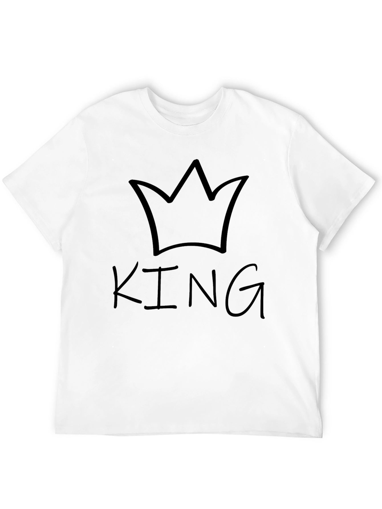 King Crown Black Graphic Tee