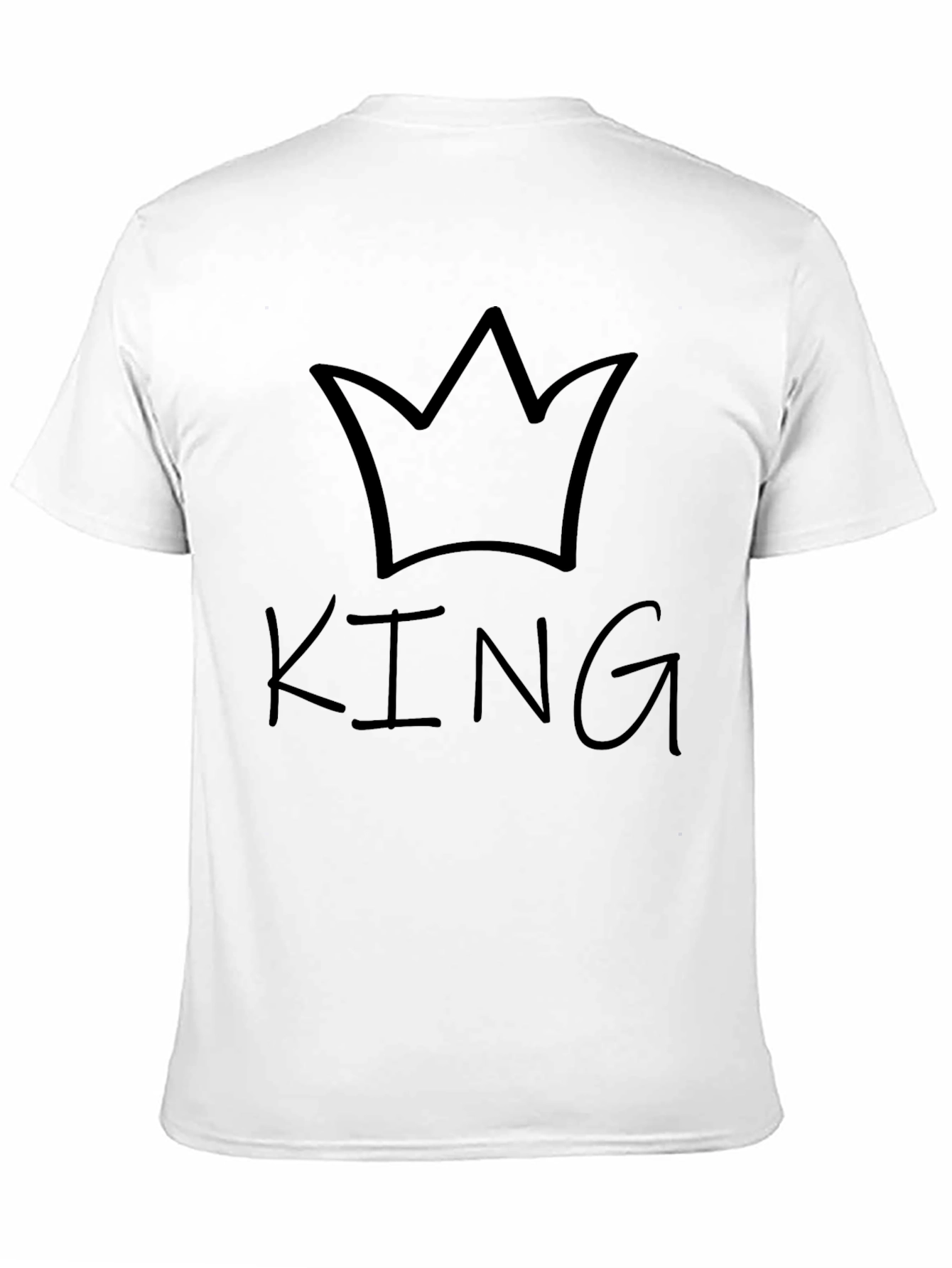 King Crown Black Graphic Tee