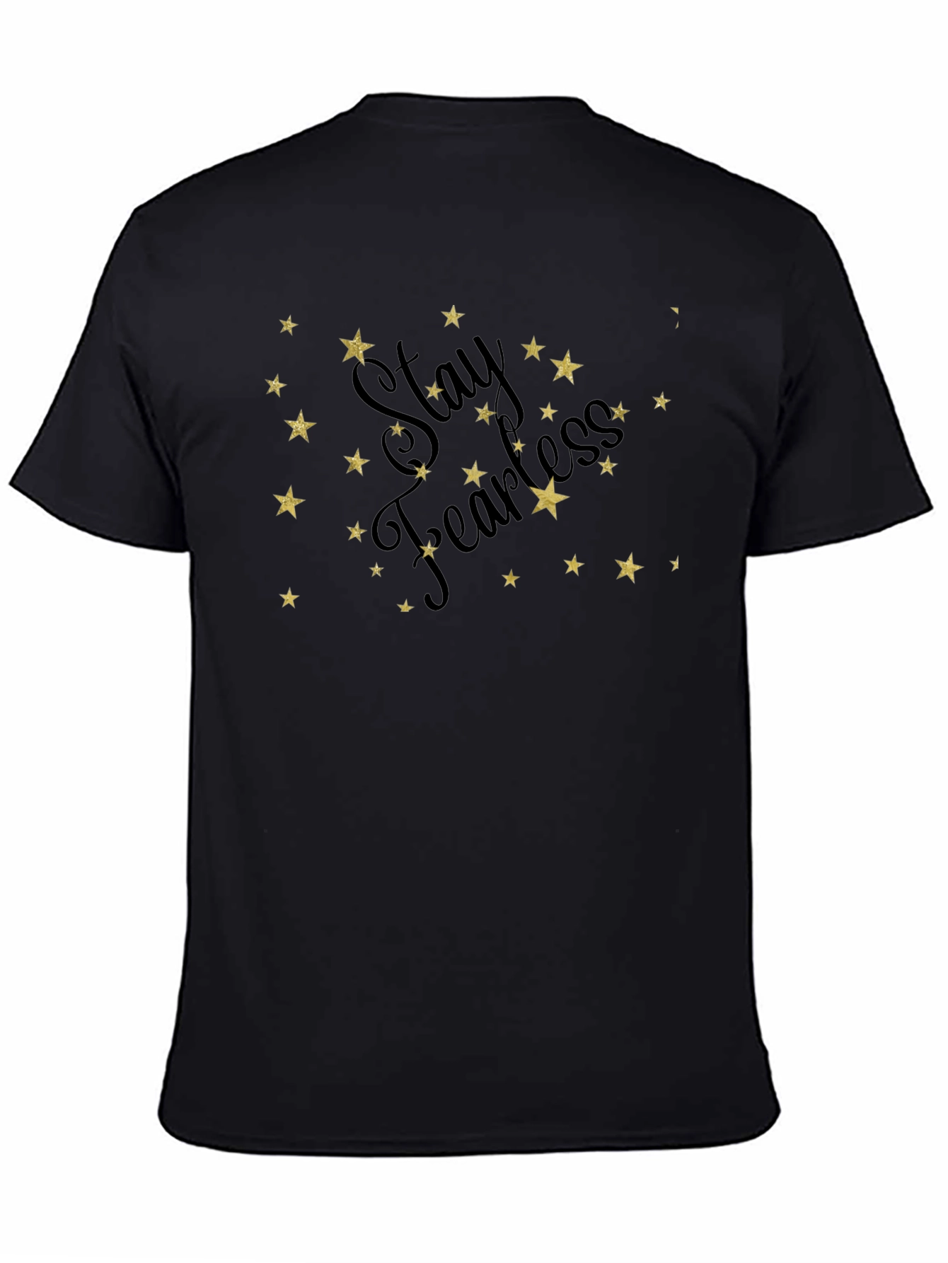 Stay Fearless Starry Black Tee