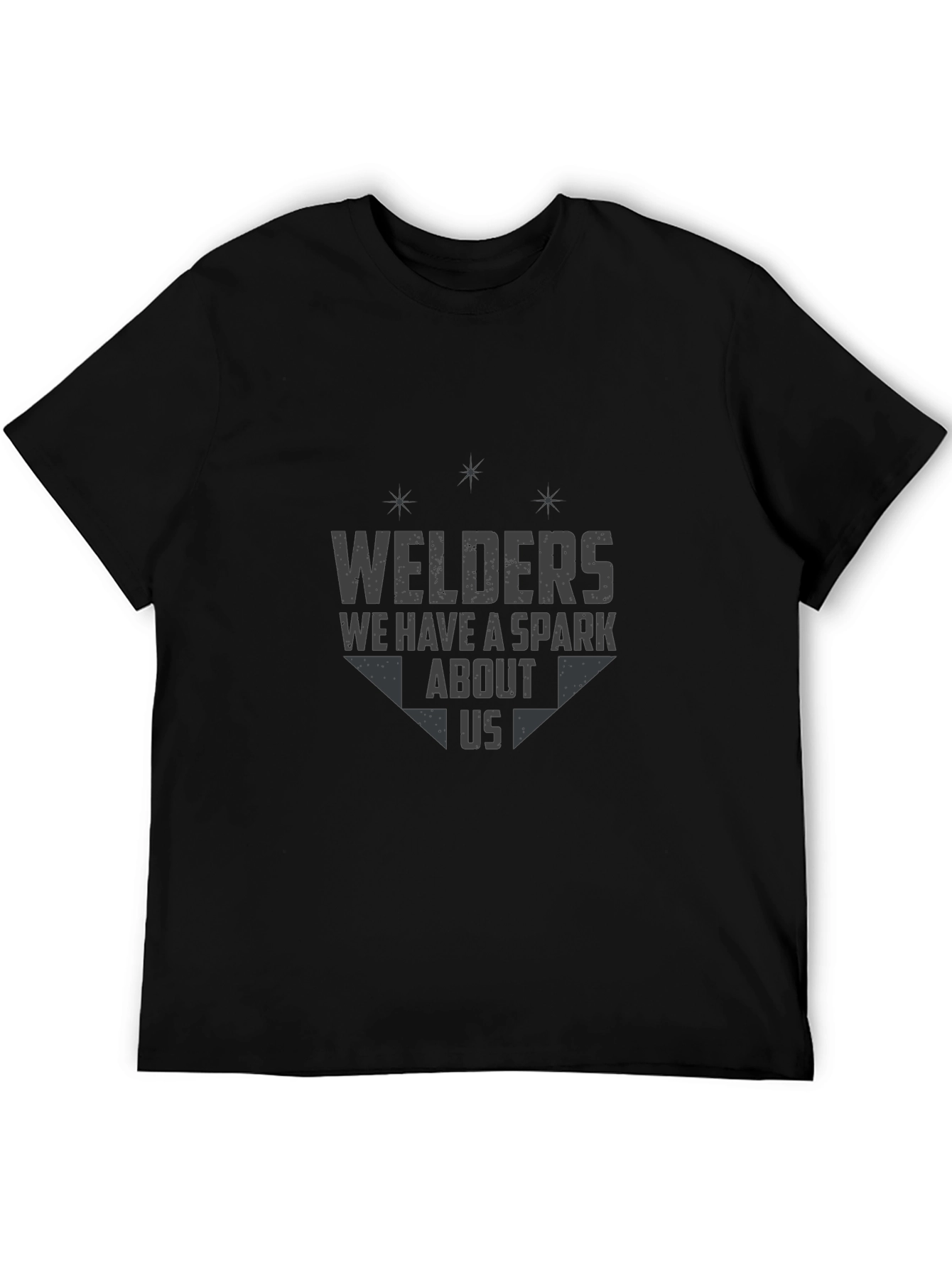 Welders Spark Graphic Black T-Shirt