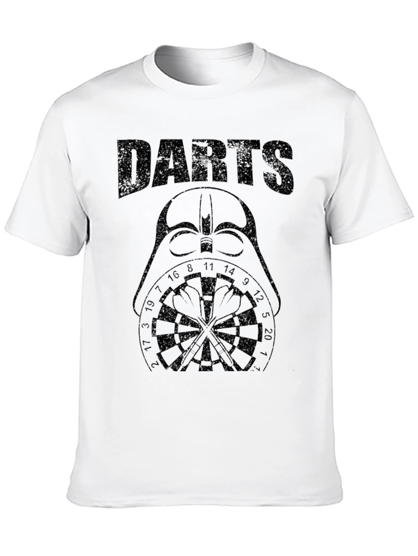 Darth Vader Darts T-Shirt - Black