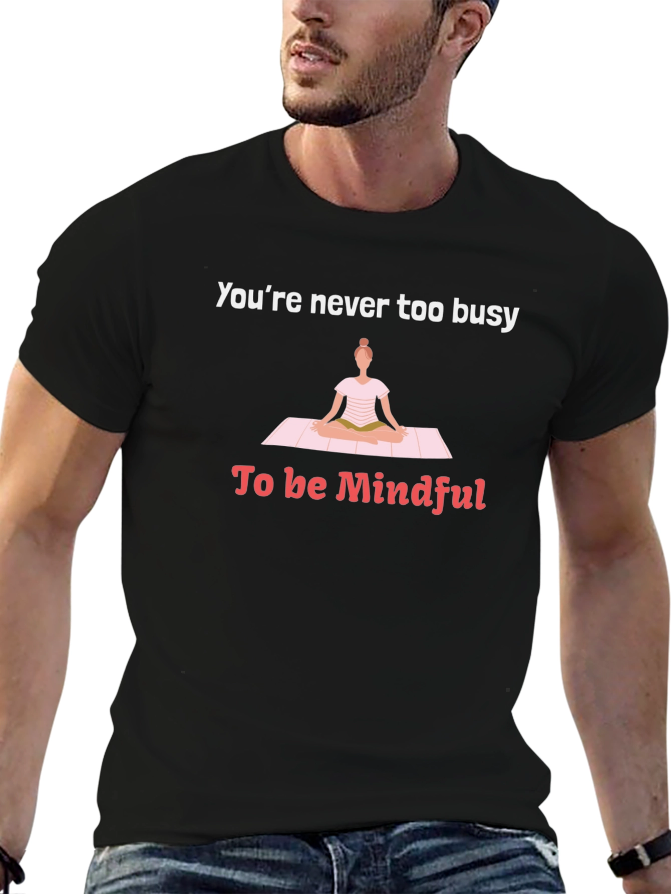 Mindful Yoga T-Shirt - Relax and Recharge