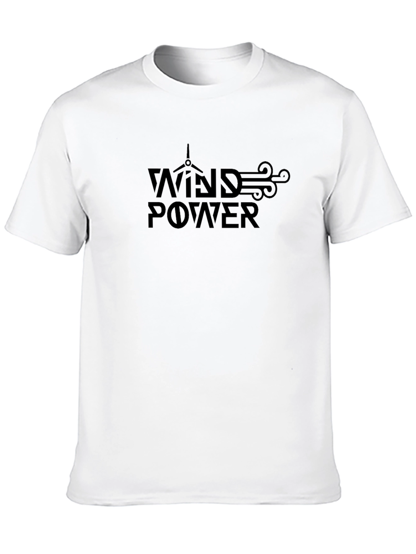 Wind Power Graphic Tee - Sustainable Energy T-Shirt
