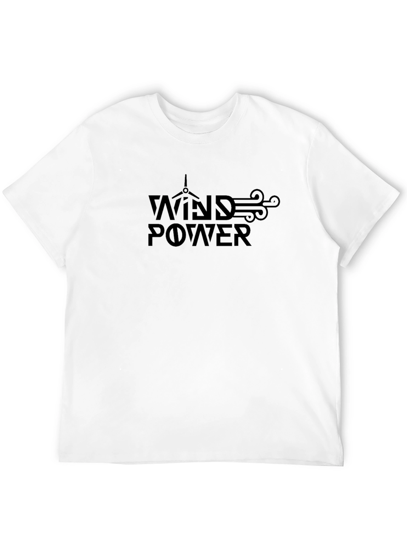 Wind Power Graphic Tee - Sustainable Energy T-Shirt