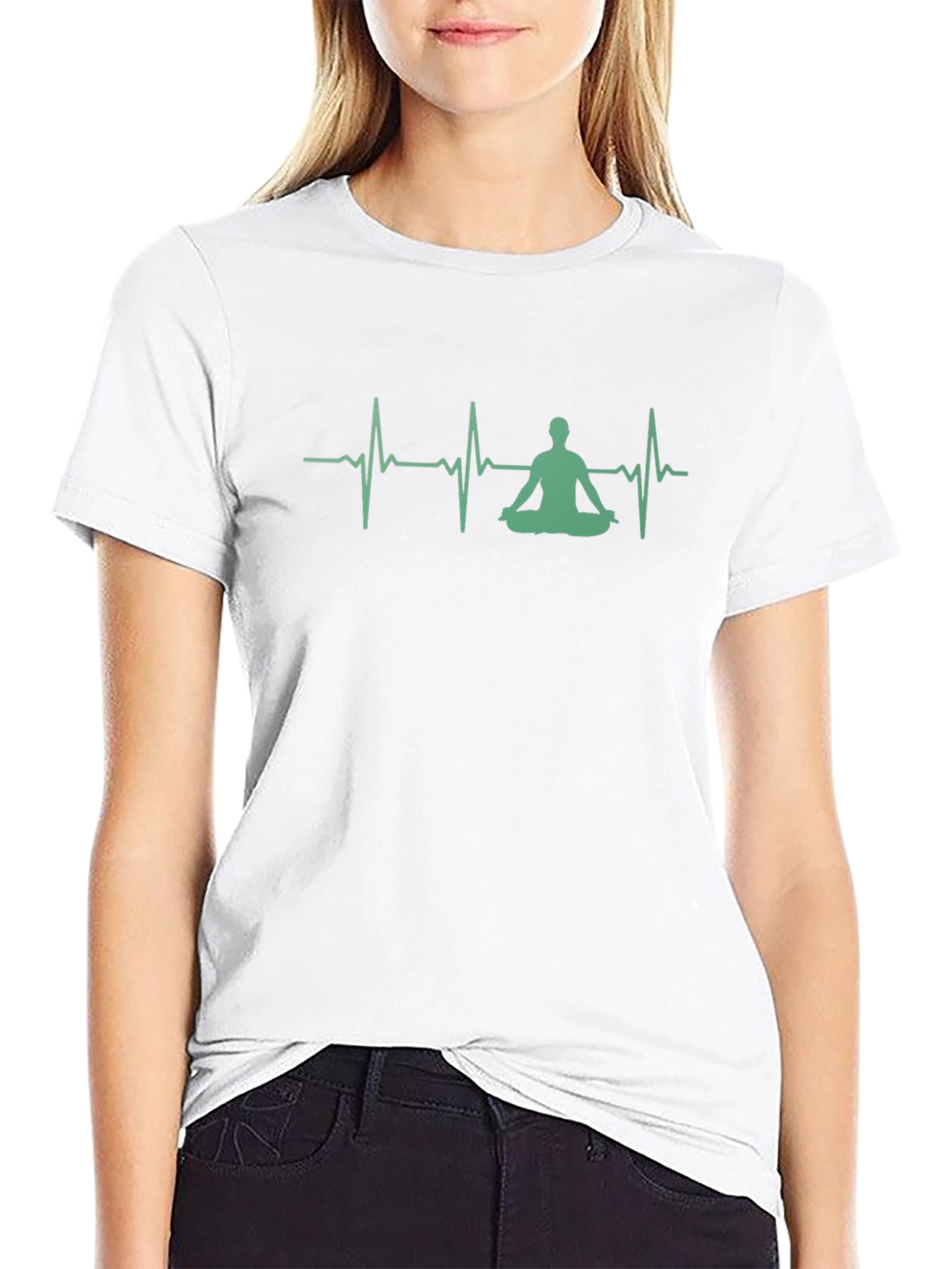 Zen Heartbeat T-Shirt - Meditate in Style