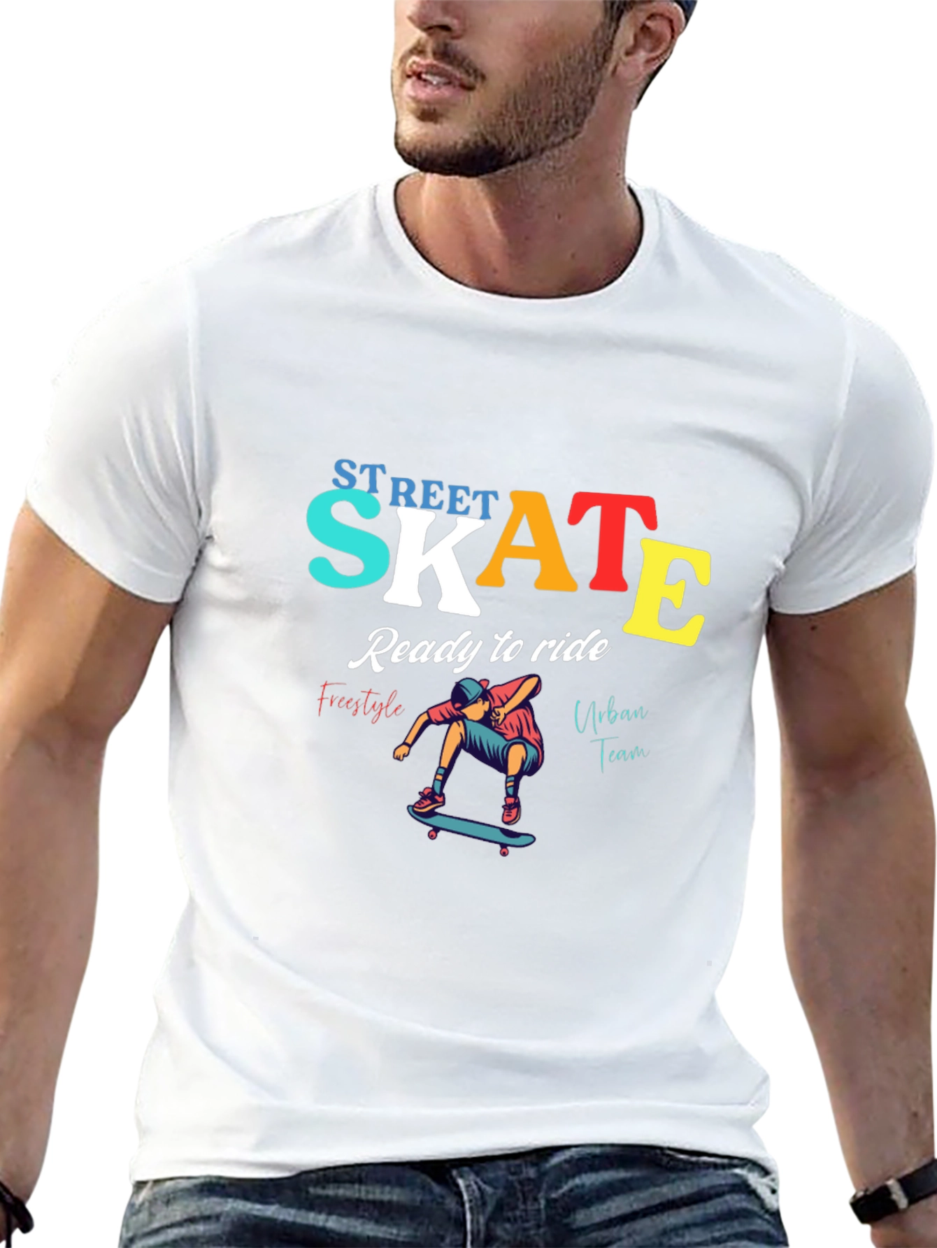 Street Skate T-Shirt - Ready to Ride
