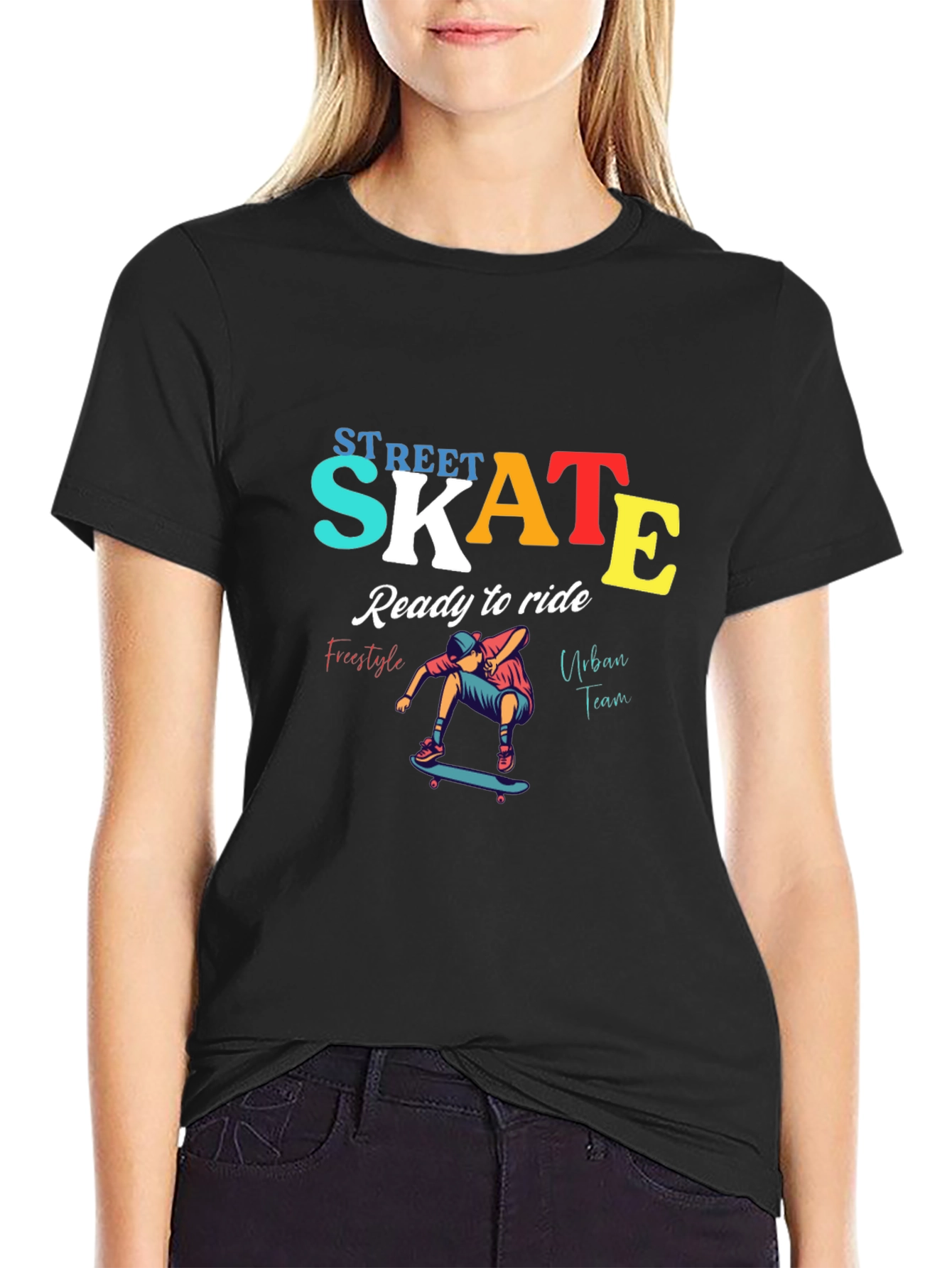 Street Skate T-Shirt - Ready to Ride