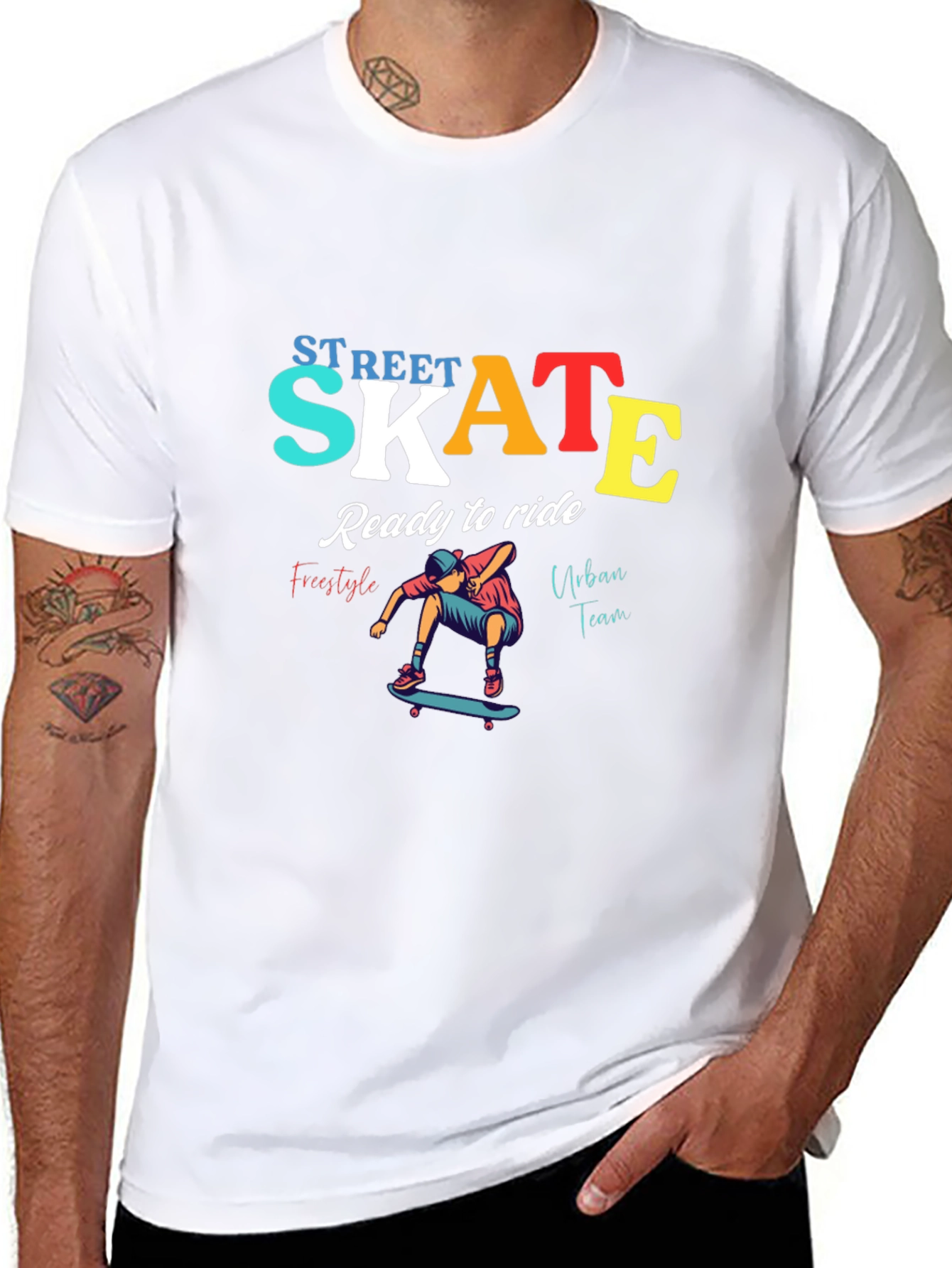 Street Skate T-Shirt - Ready to Ride