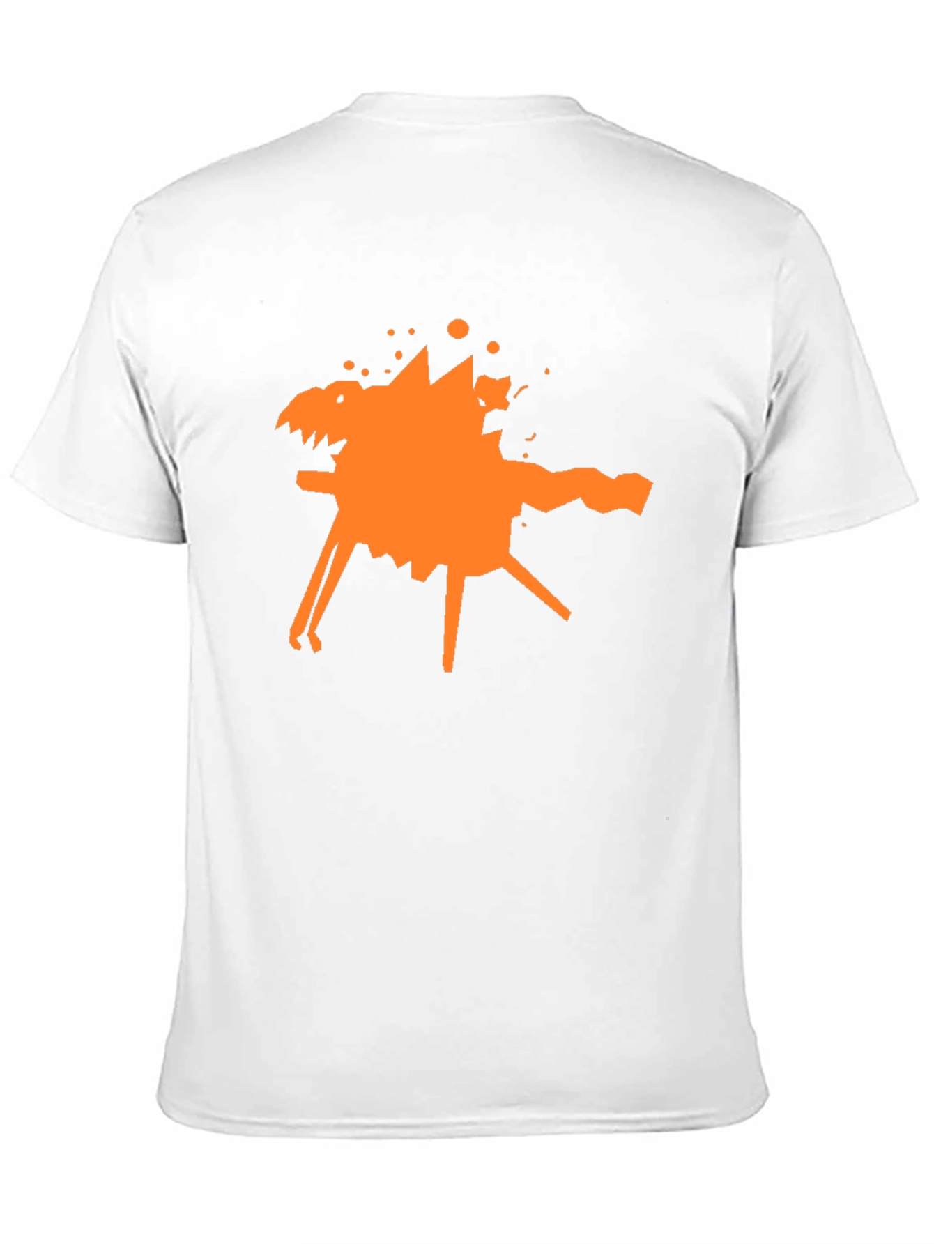 Abstract Graphic Tee - Stylish Black Cotton T-Shirt