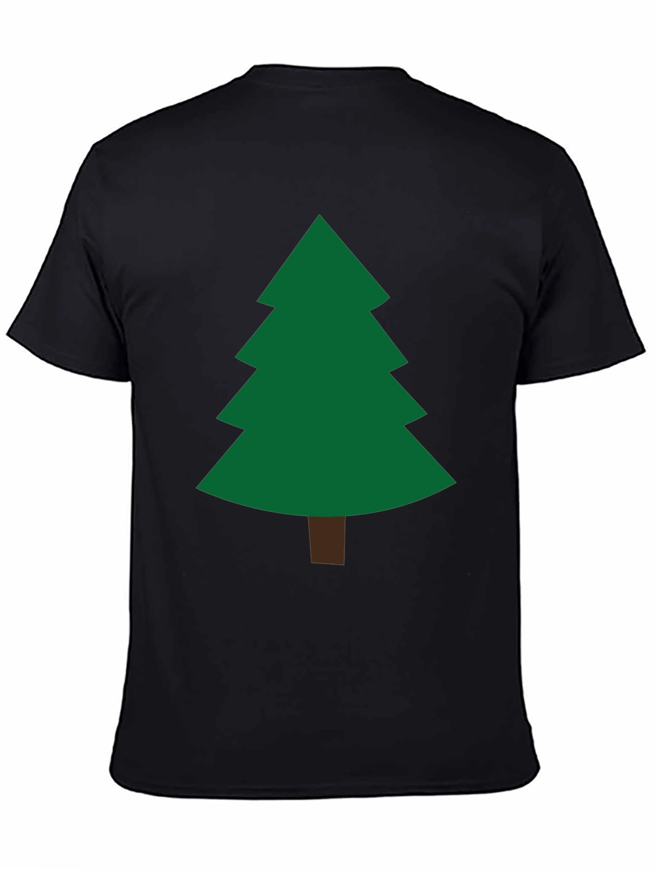 Festive Christmas Tree Graphic Tee - Holiday Apparel