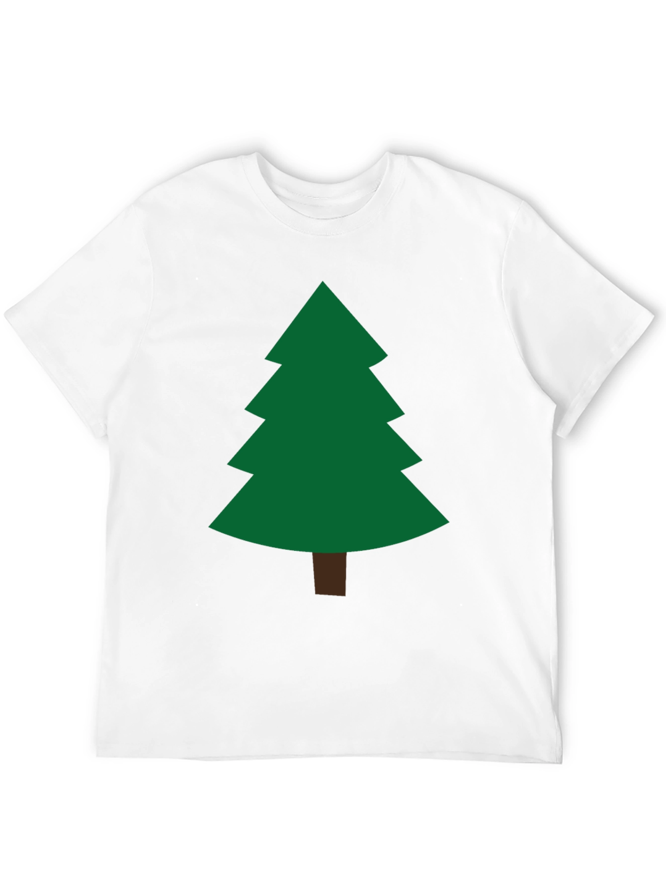 Festive Christmas Tree Graphic Tee - Holiday Apparel