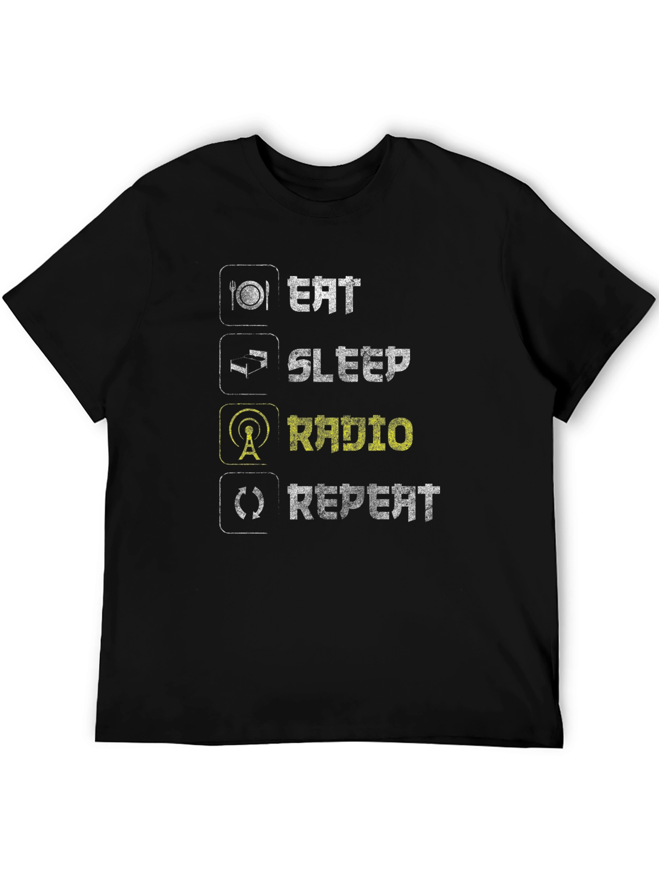 Eat Sleep Radio Repeat T-Shirt