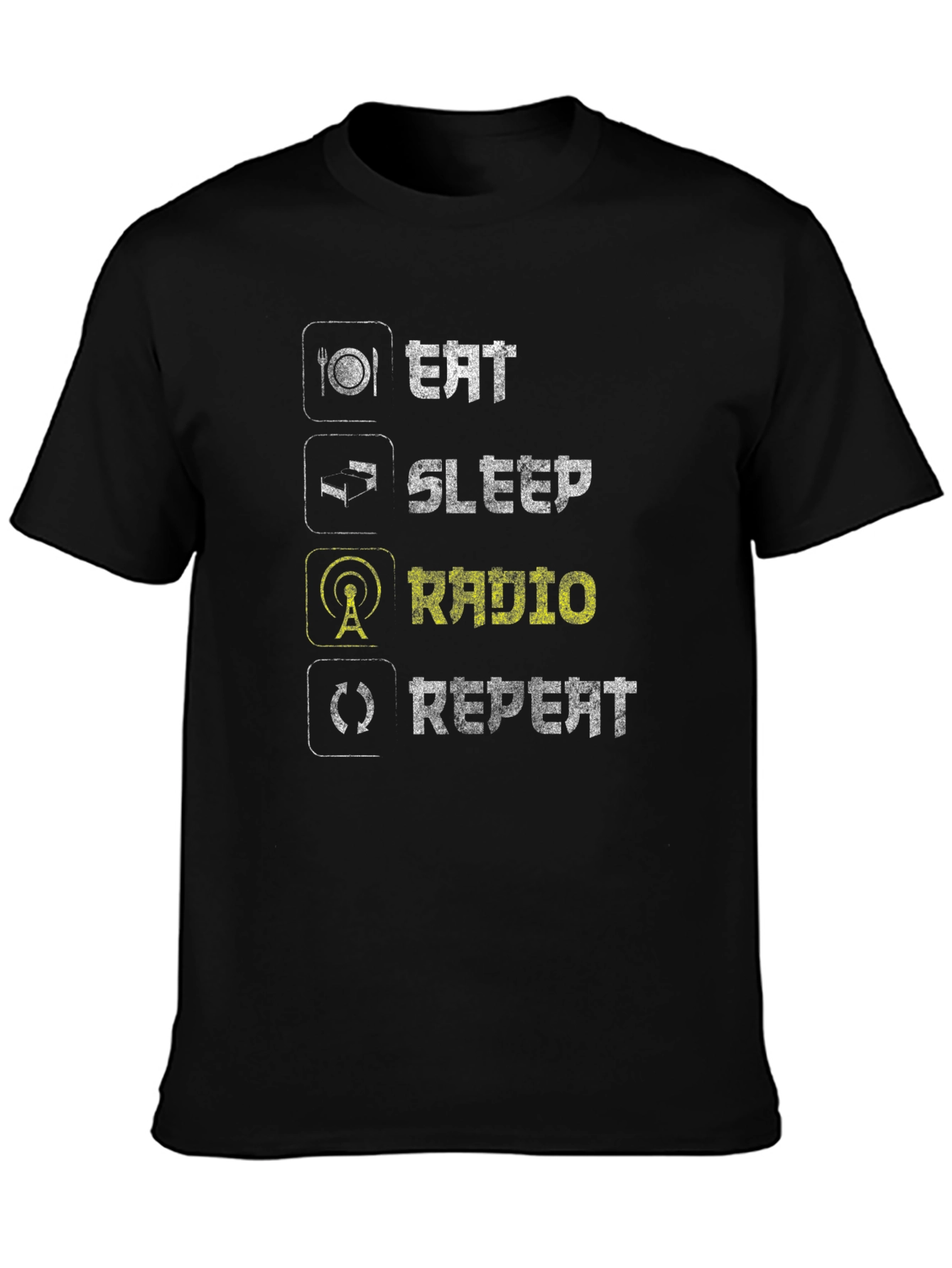 Eat Sleep Radio Repeat T-Shirt
