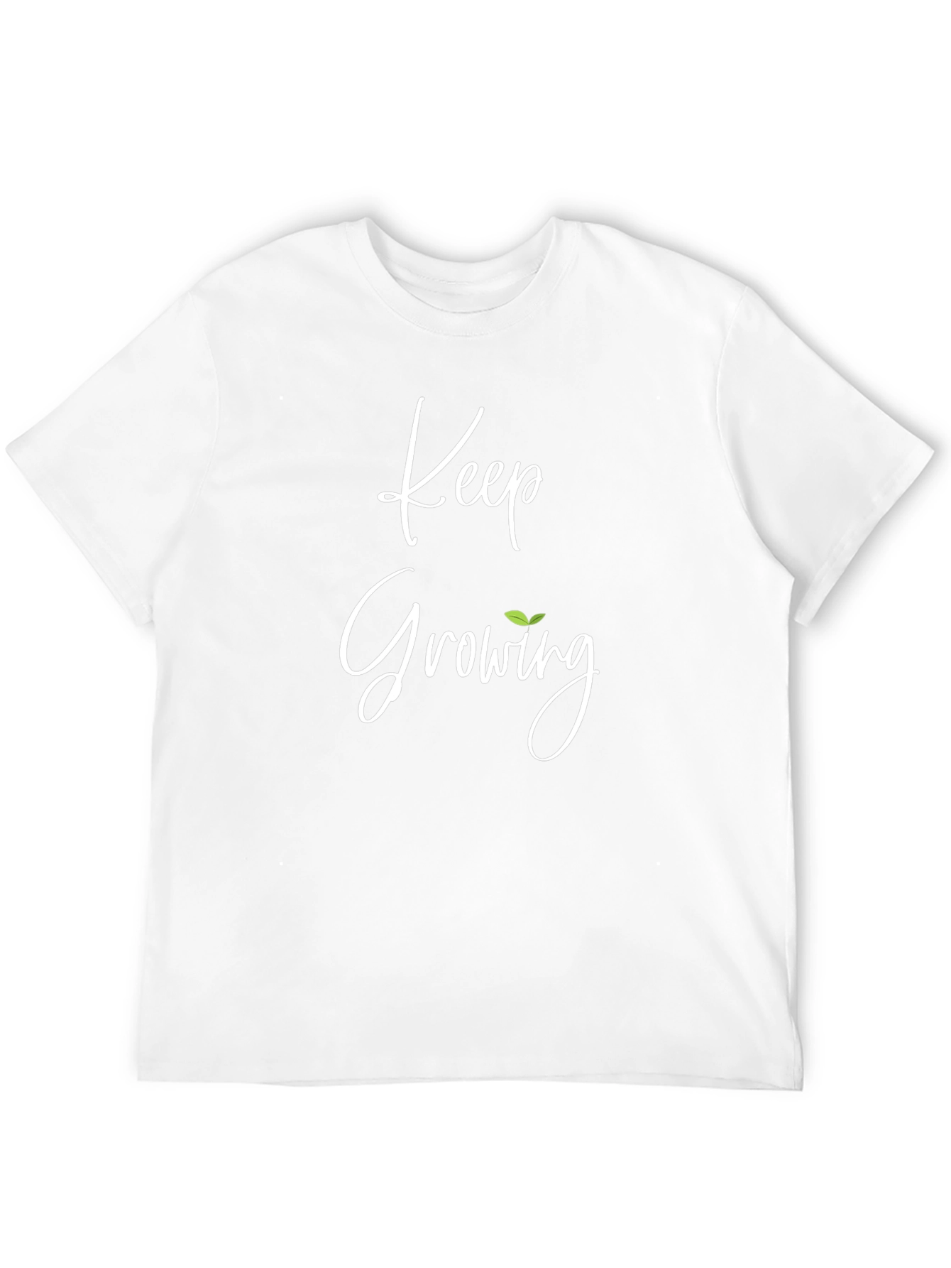 Keep Growing Black T-Shirt