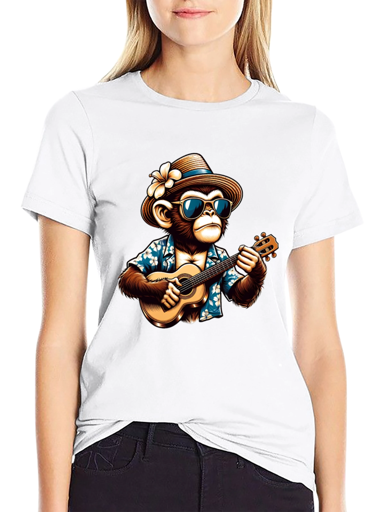 Cool Monkey Hawaiian Shirt T-Shirt