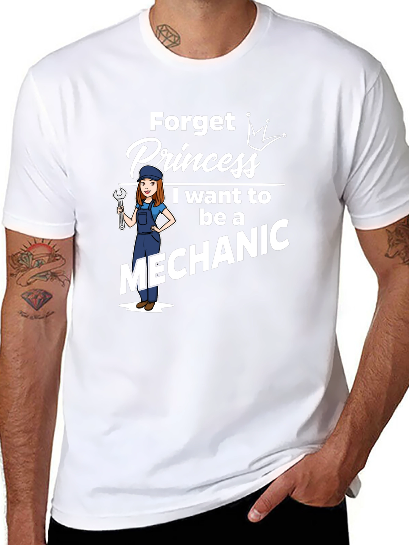 Mechanic Princess T-Shirt: Career Pride Tee