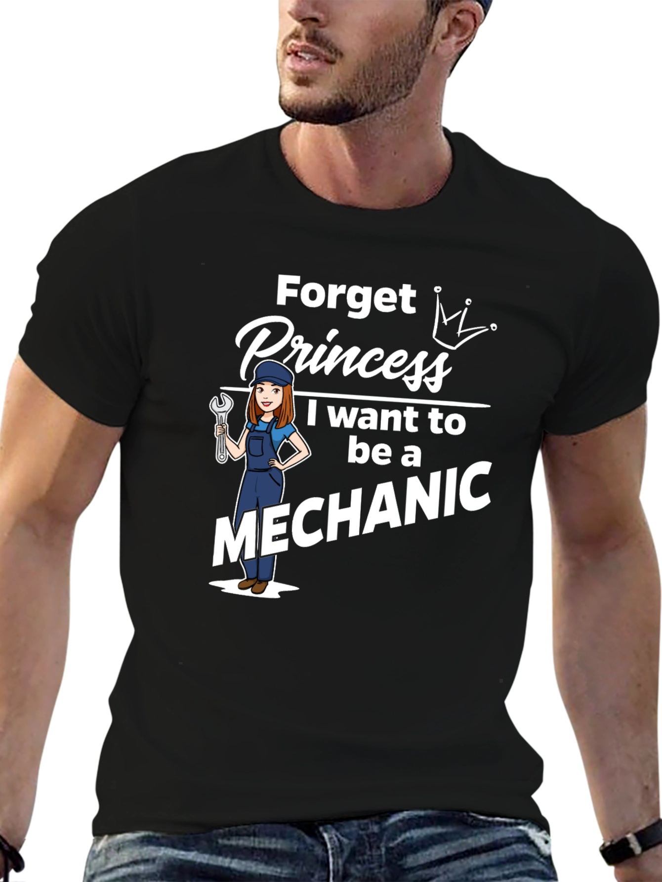 Mechanic Princess T-Shirt: Career Pride Tee