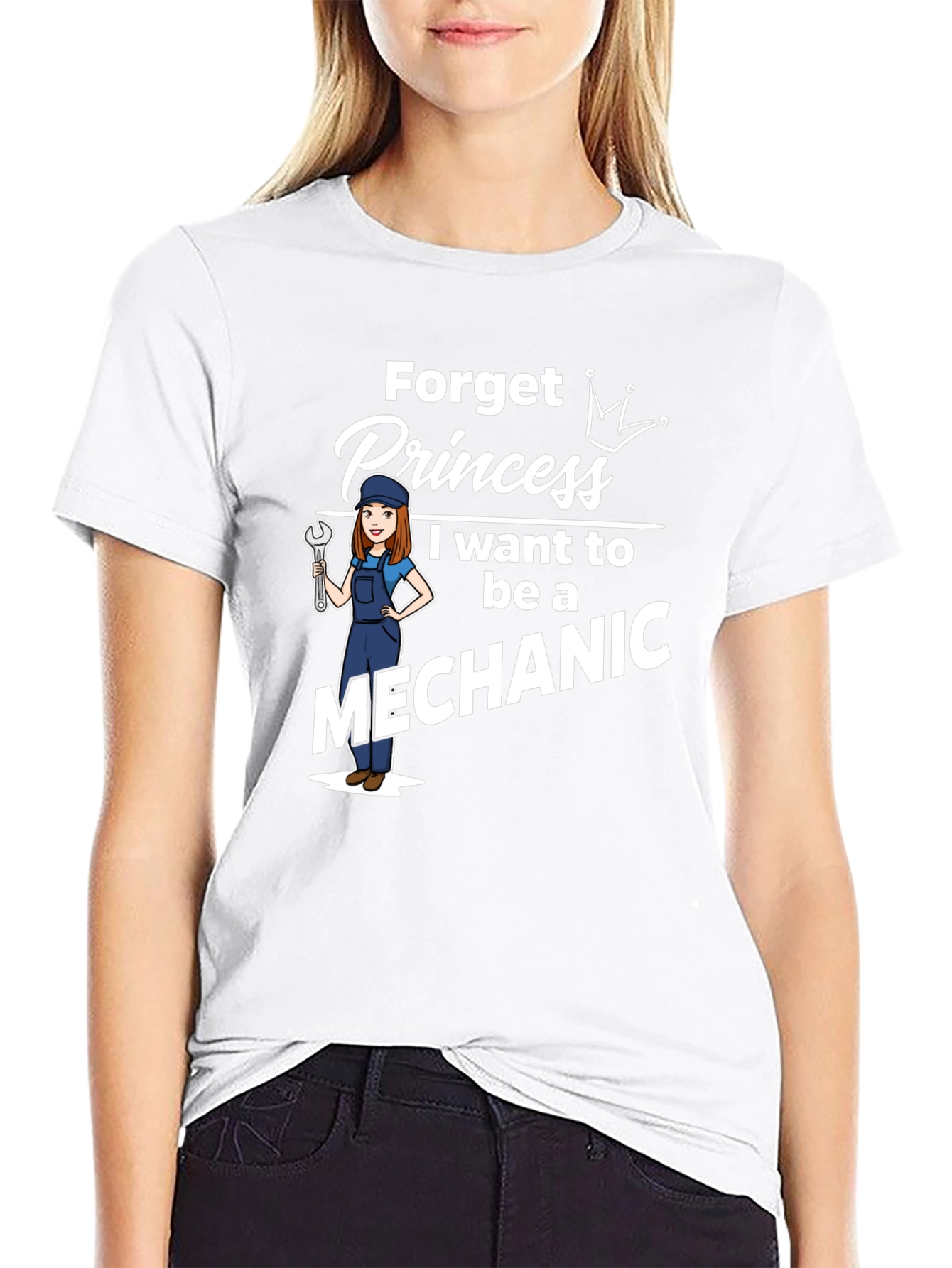 Mechanic Princess T-Shirt: Career Pride Tee