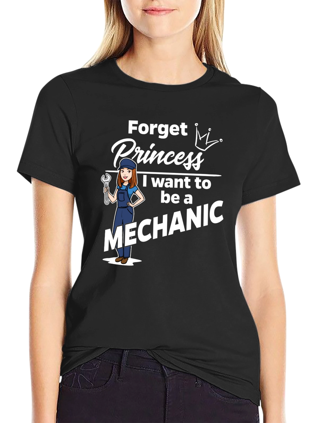 Mechanic Princess T-Shirt: Career Pride Tee
